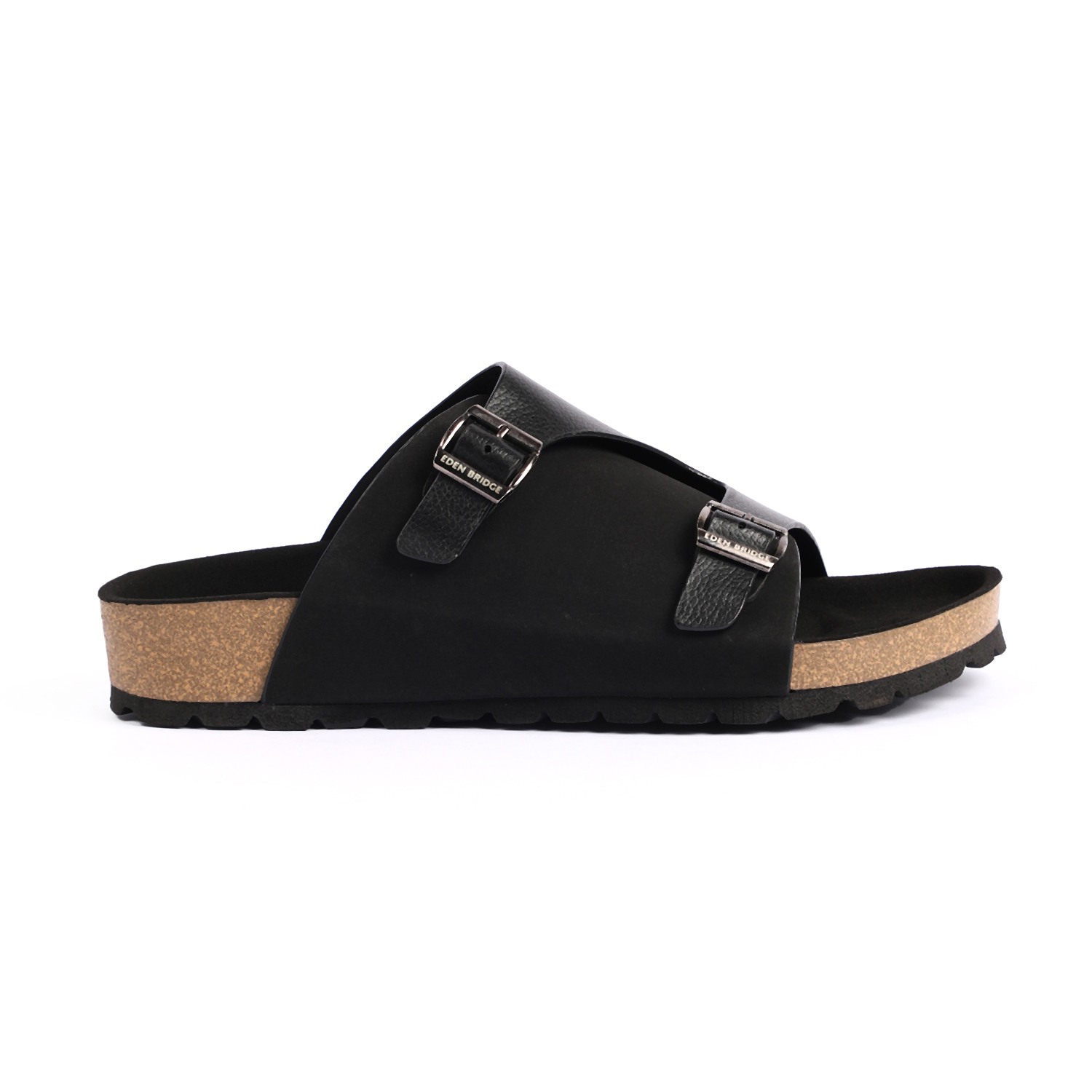 Men Black Slidders