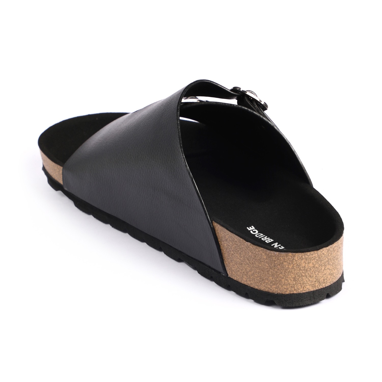 Men Black Slidders