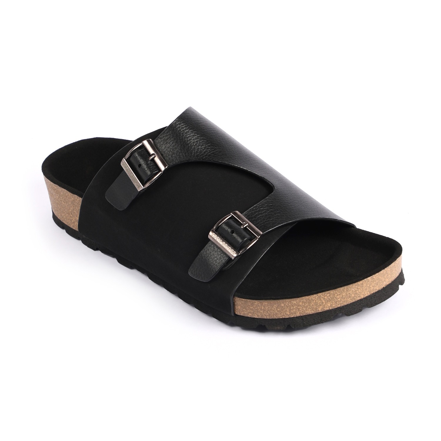 Men Black Slidders