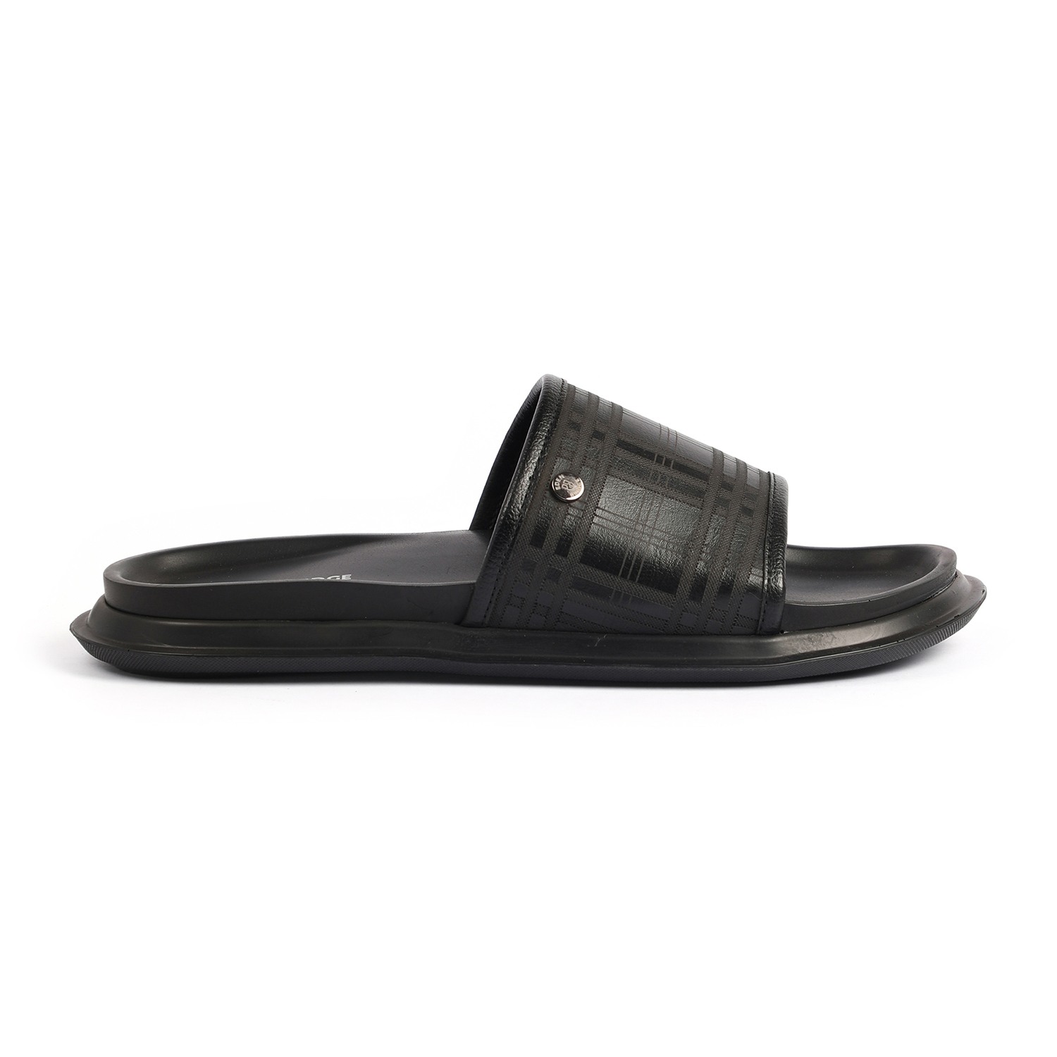 Men Black Slidders