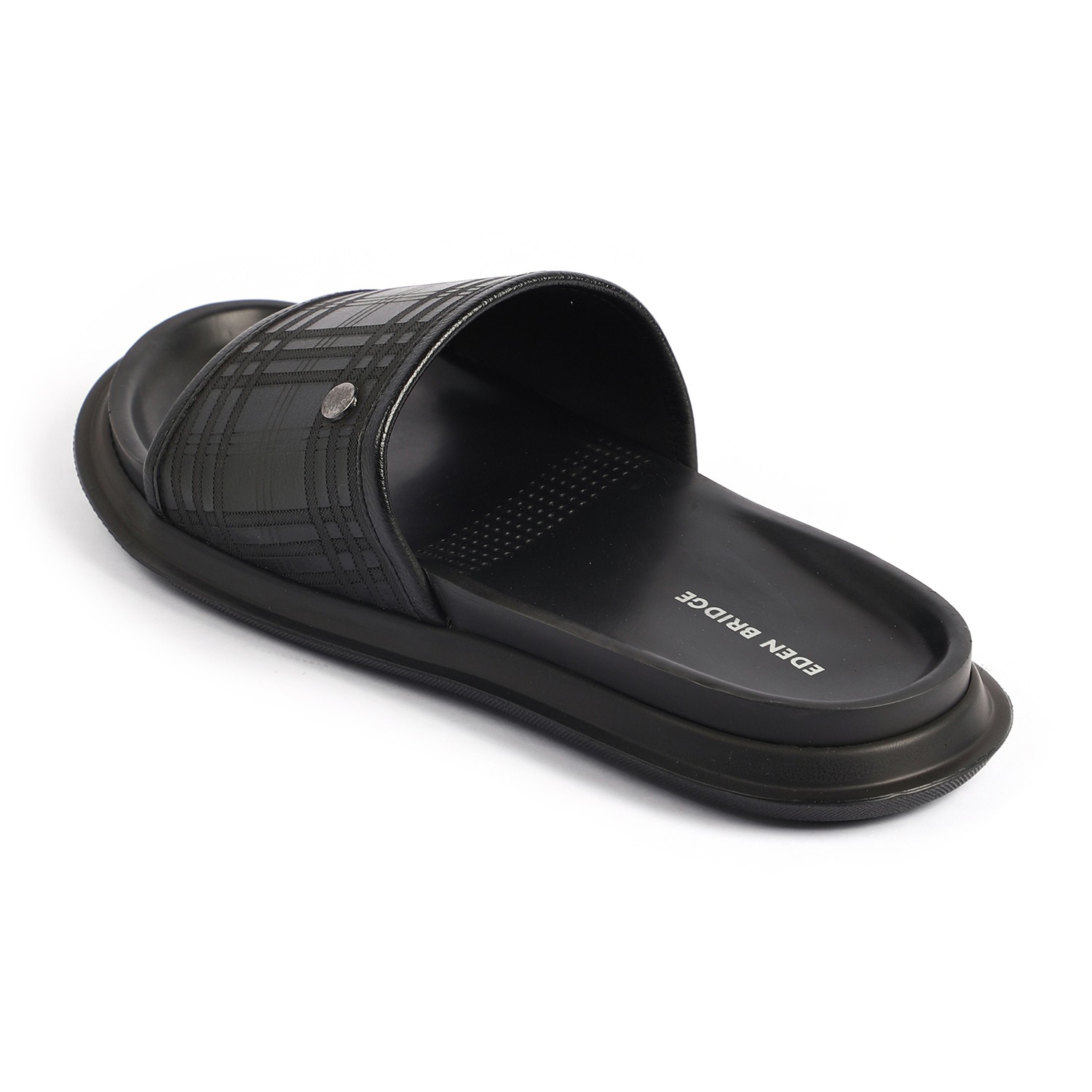 Men Black Slidders