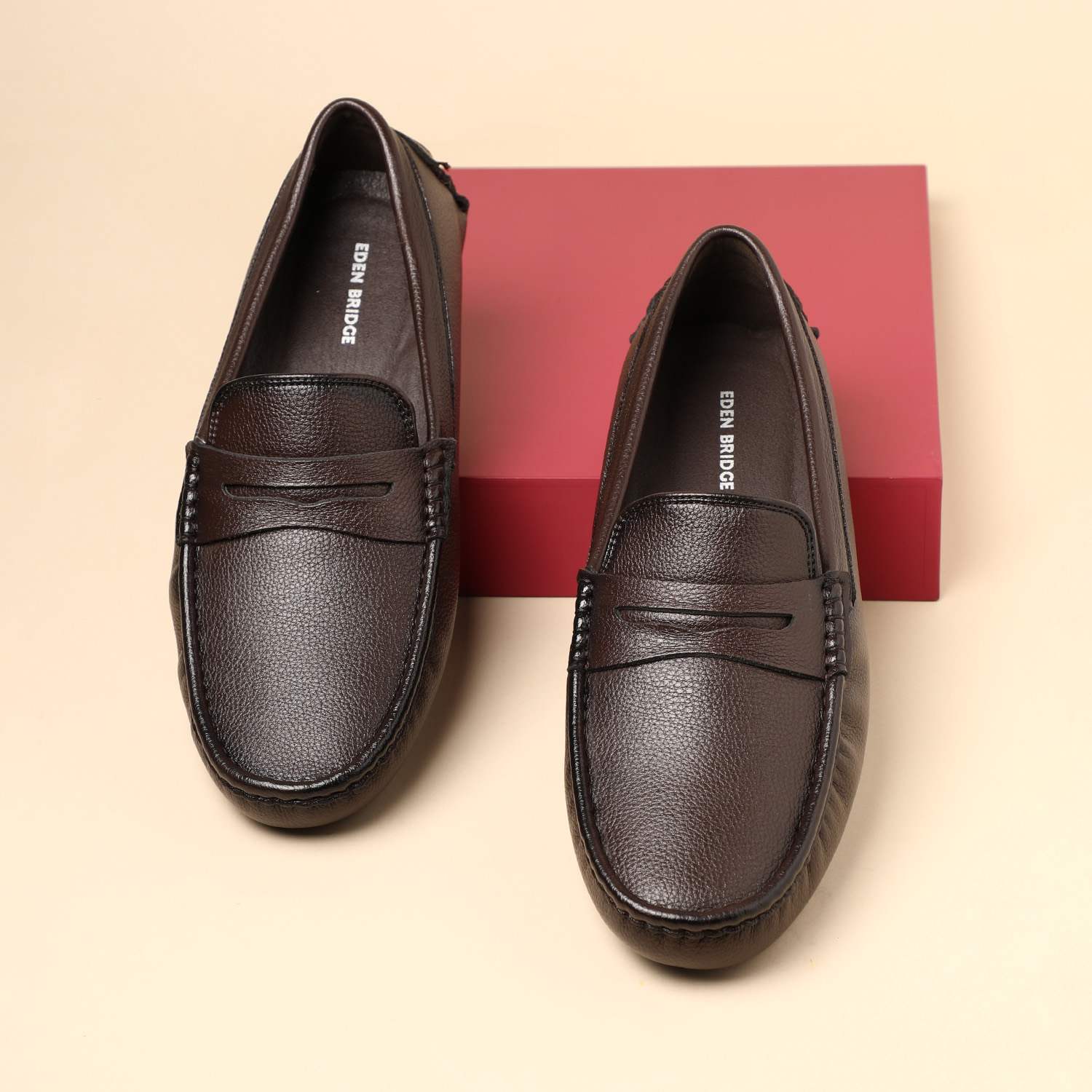 Men Brown Casual Slip-Ons