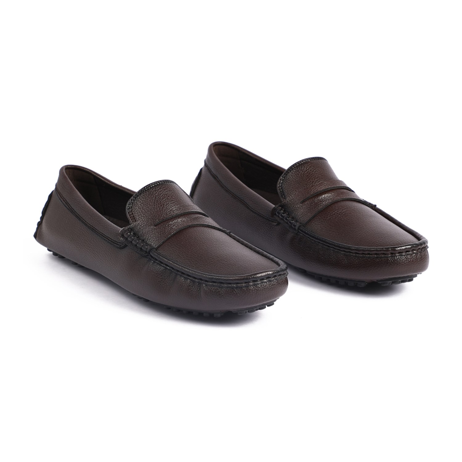 Men Brown Casual Slip-Ons