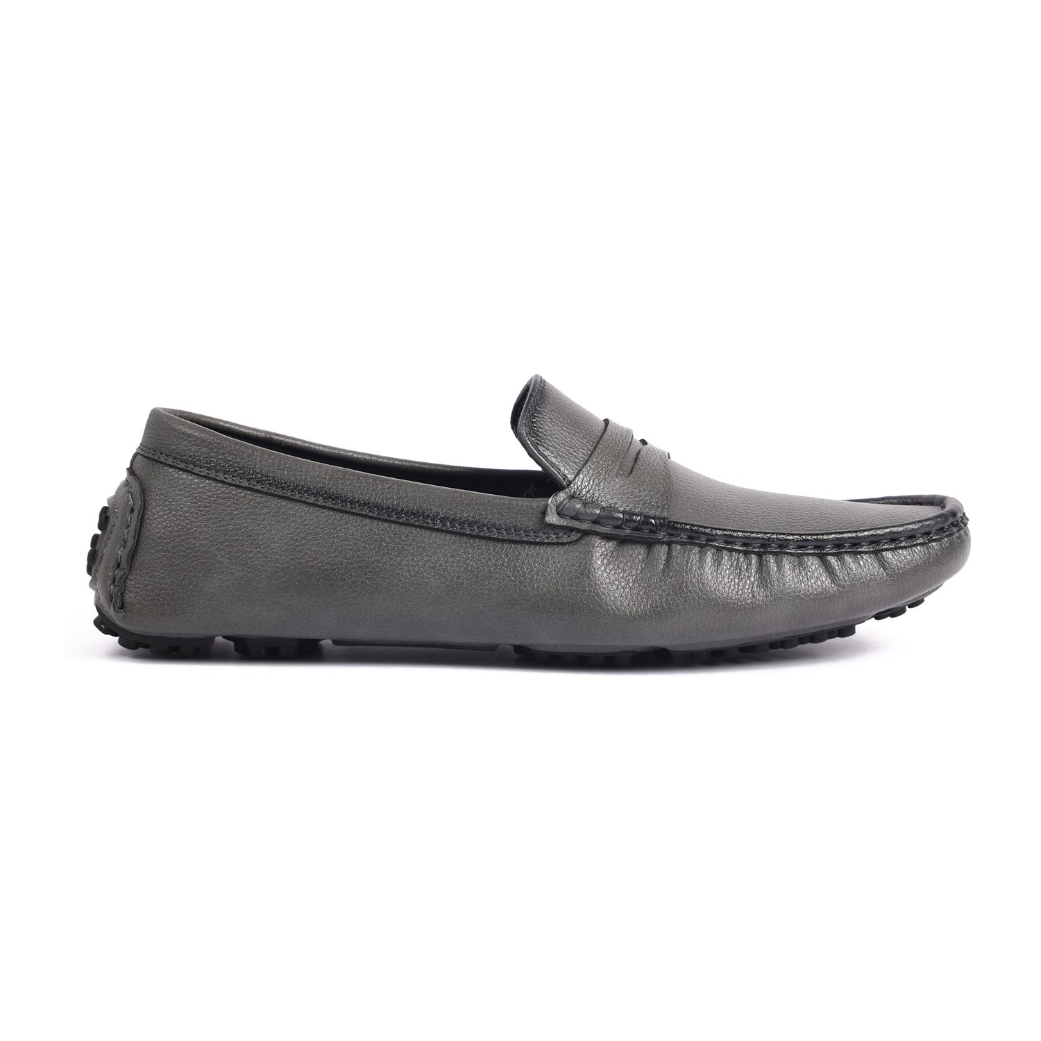 Men Grey Casual Slip-Ons