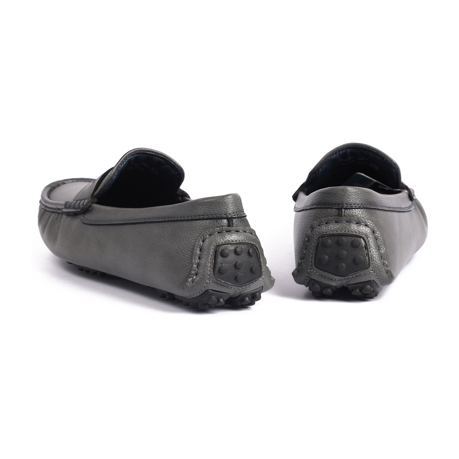 Men Grey Casual Slip-Ons