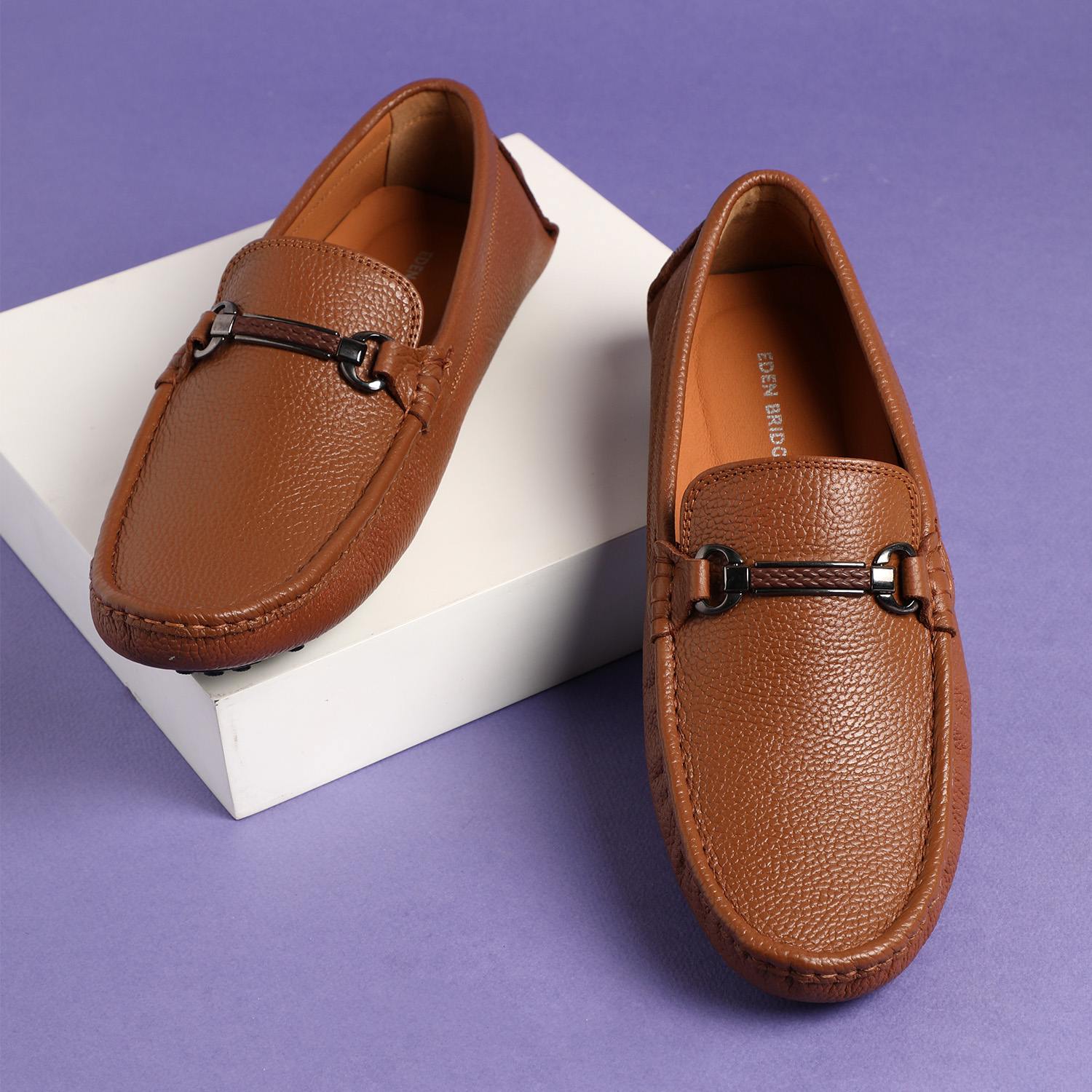 Men Tan Casual Slip-Ons