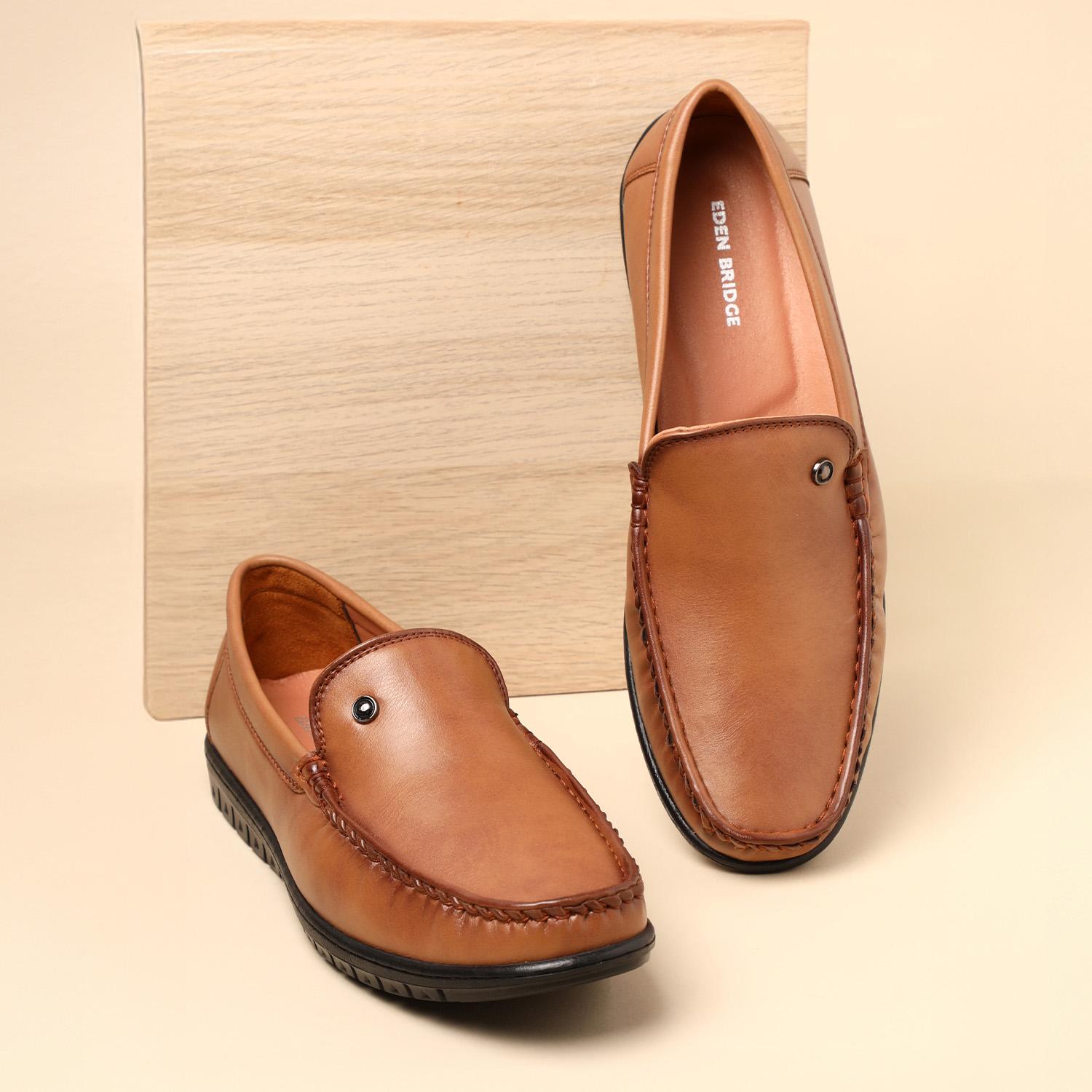 Men Tan Casual Slip-Ons