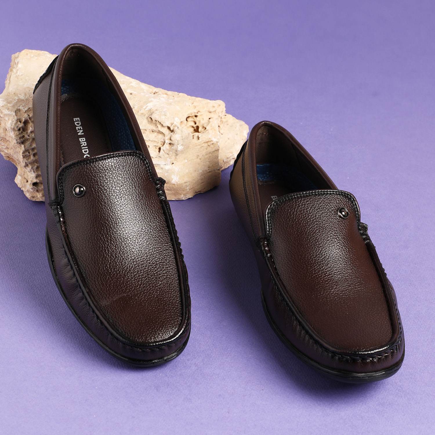 Men Brown Casual Slip-Ons