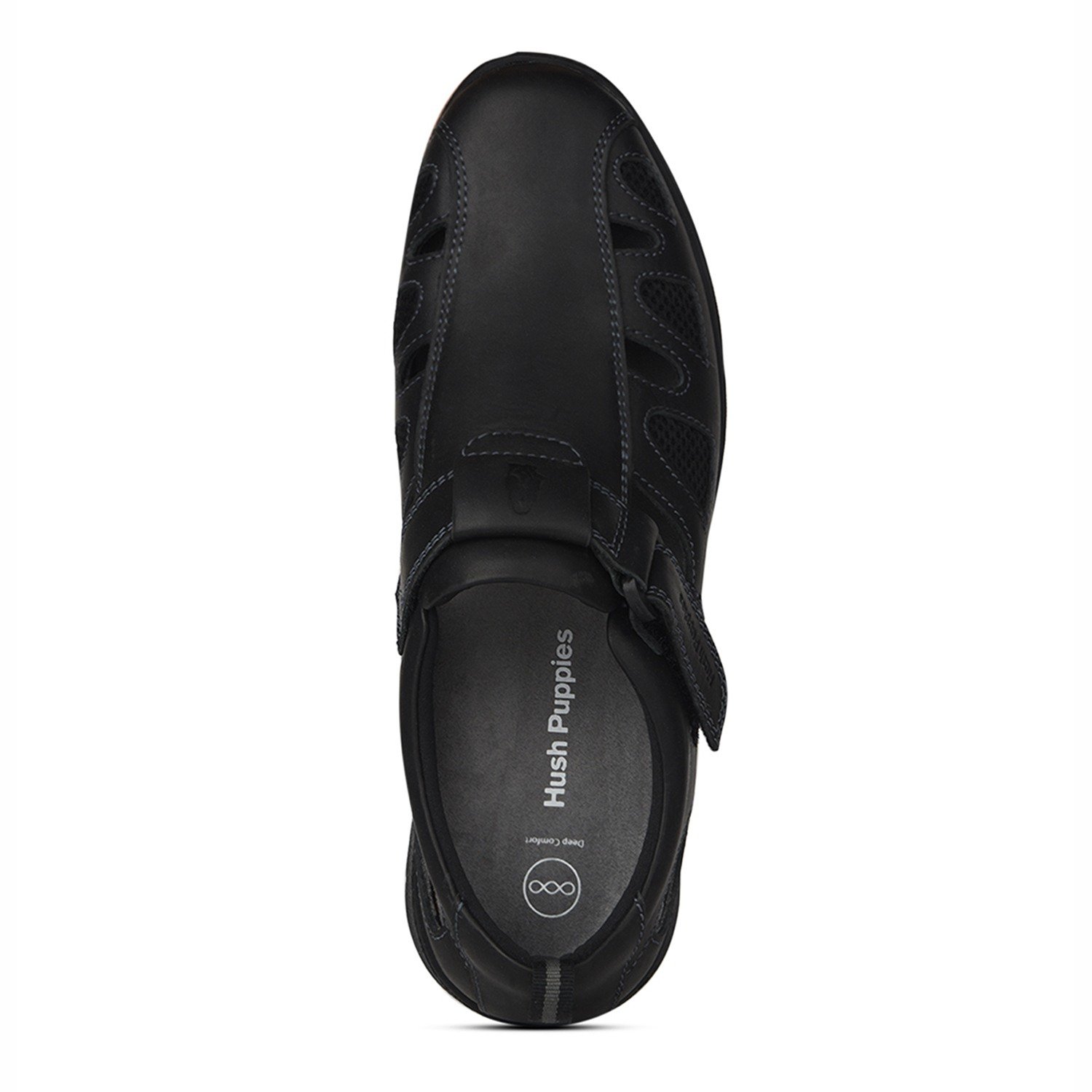 Richard Fisherman Black Sandal For Men
