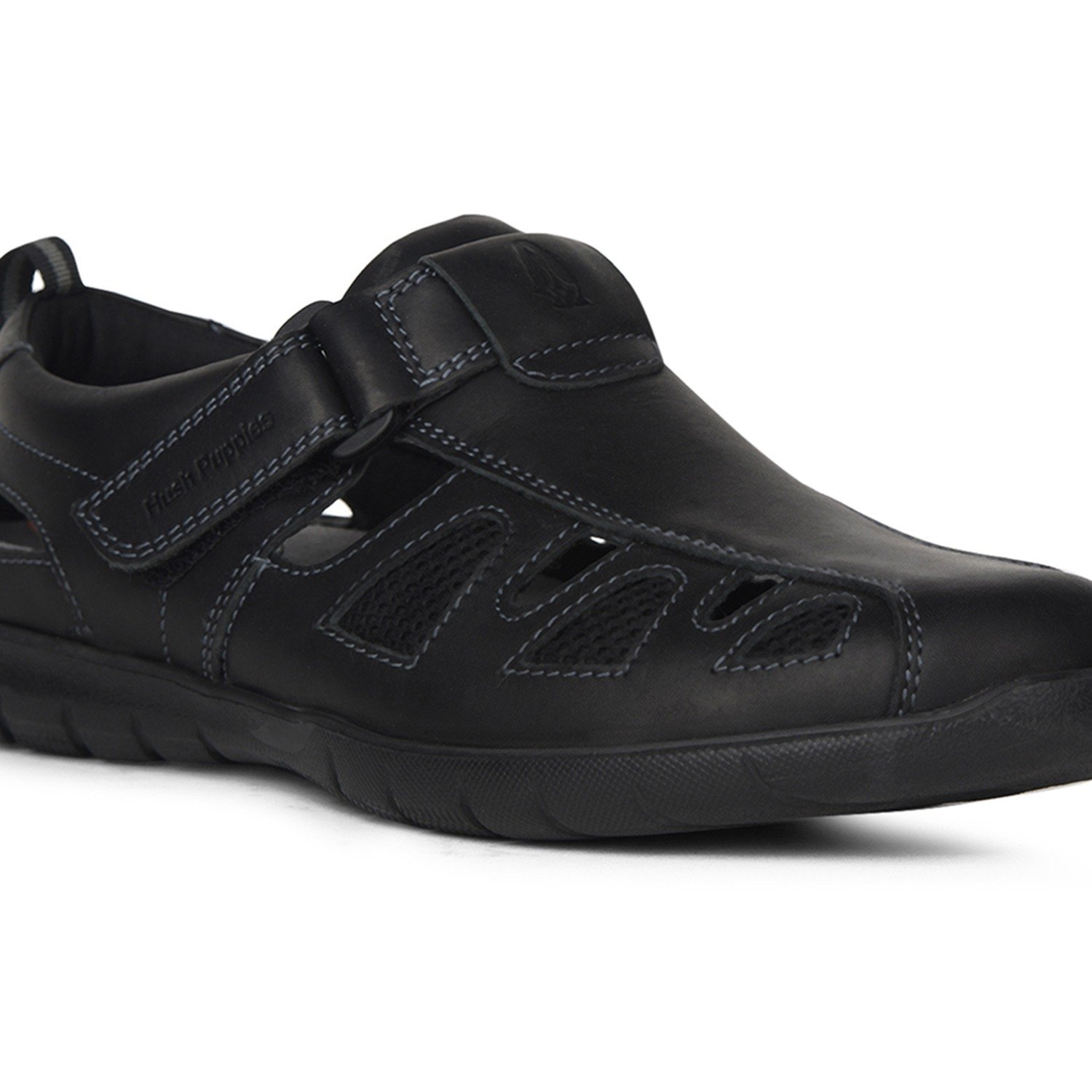 Richard Fisherman Black Sandal For Men