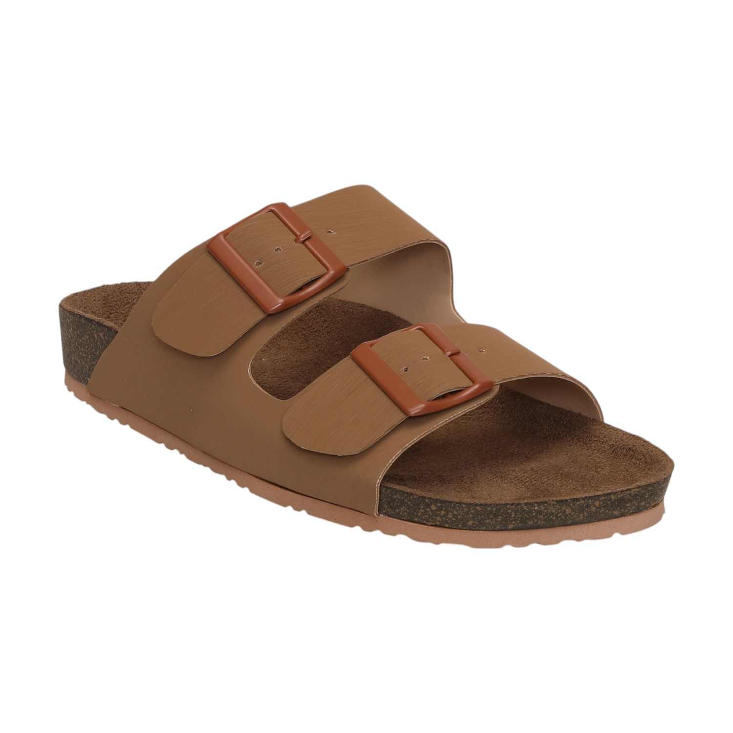 Women Chiku Casual Comfort Double-Strap Buckle Sandals