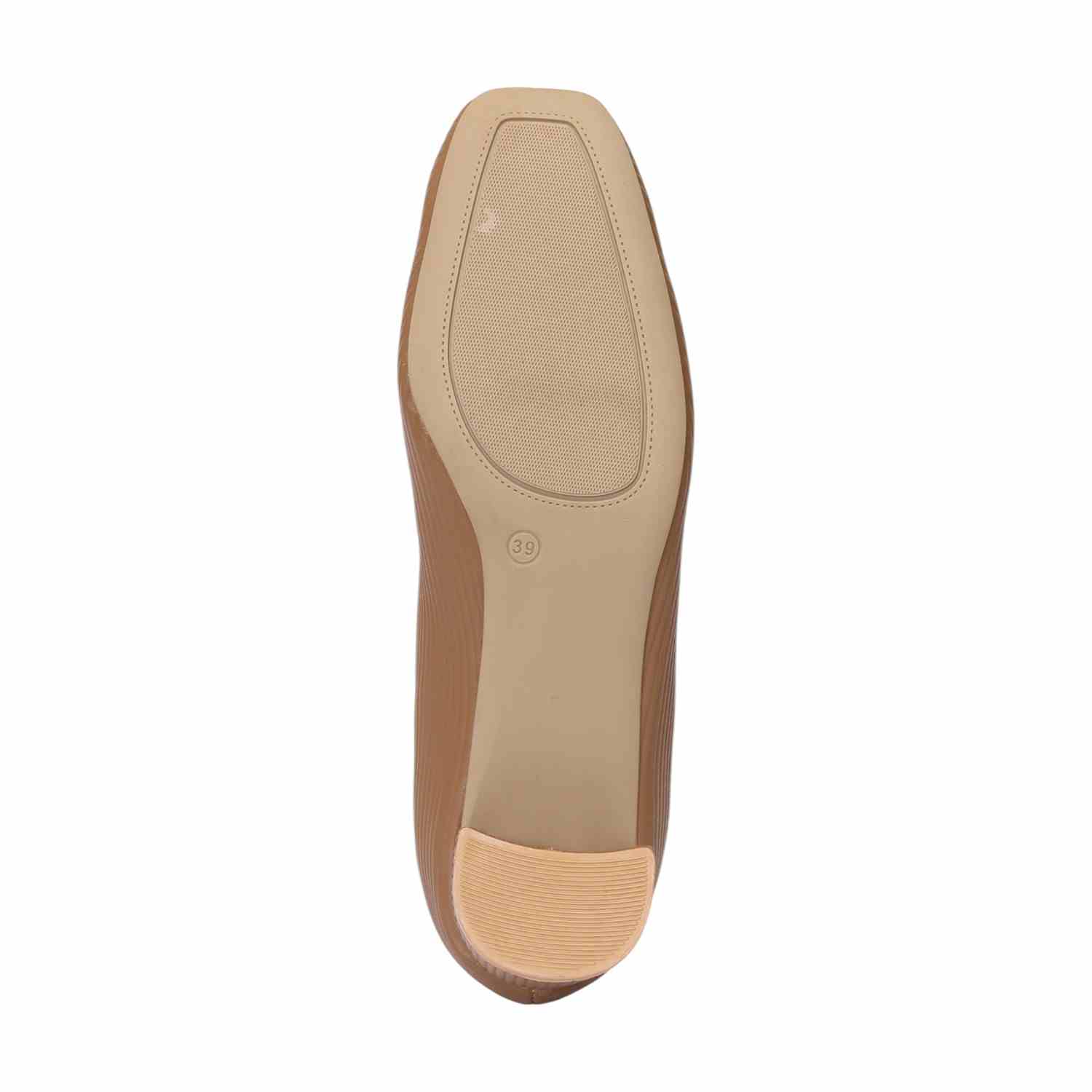 Women Khaki Elegant Block Heel Pumps