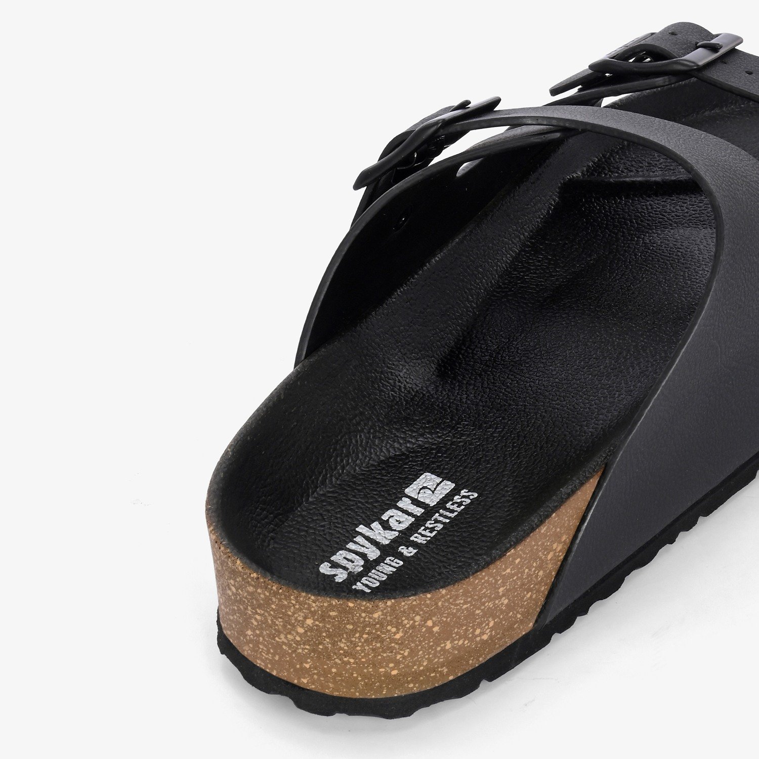 Spykar Remy Men Black Comfort Sandal