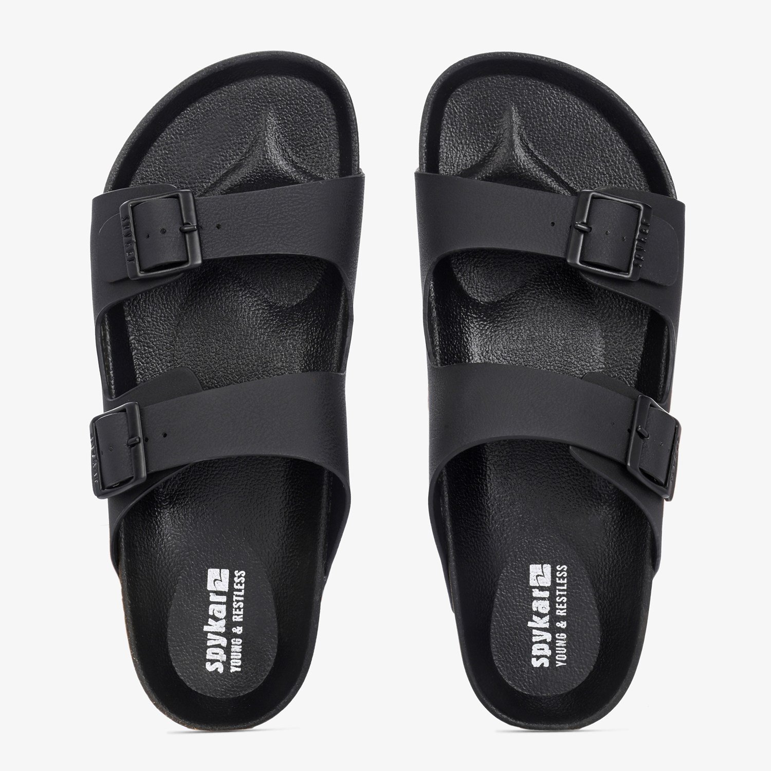 Spykar Remy Men Black Comfort Sandal