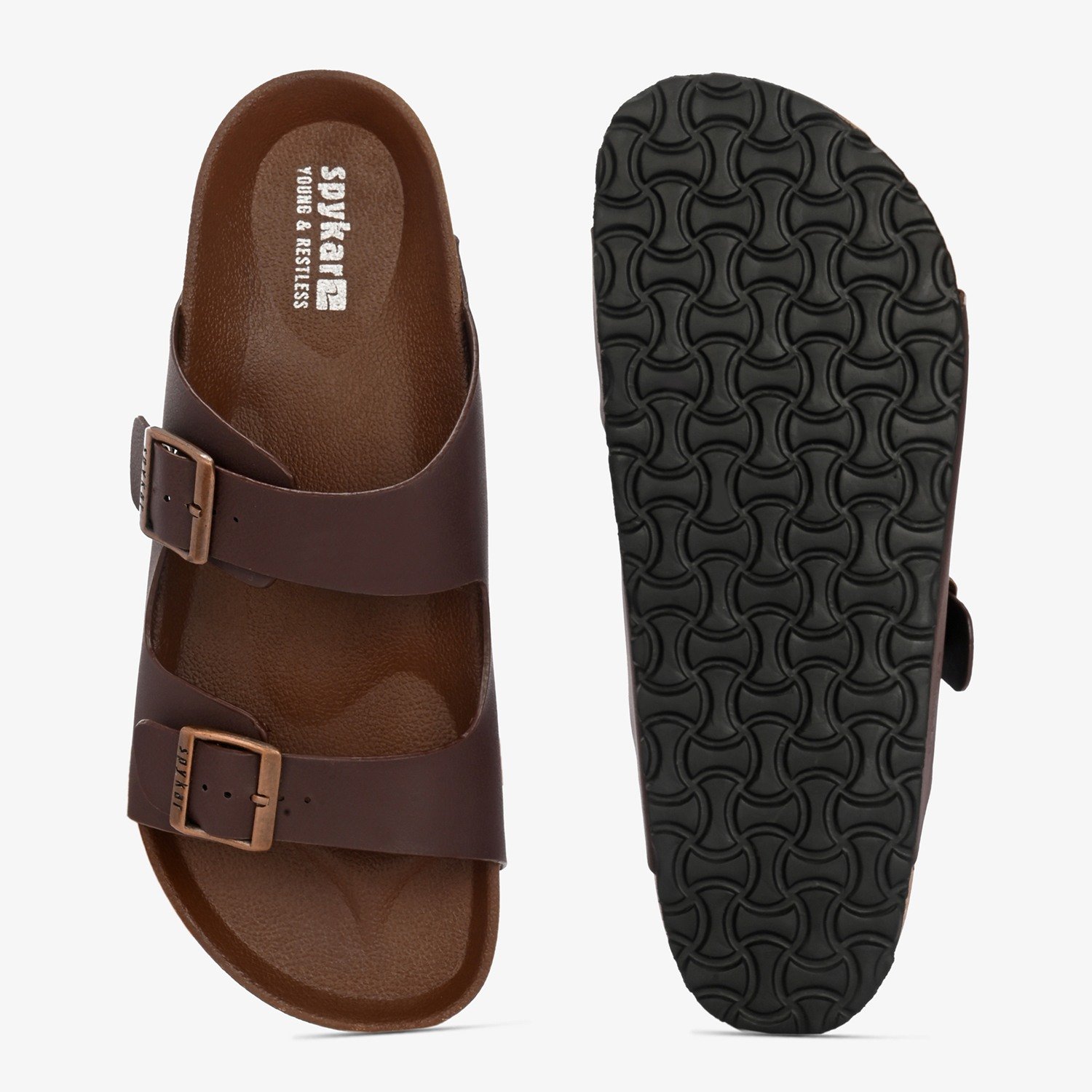 Spykar Remy Men Brown Comfort Sandal