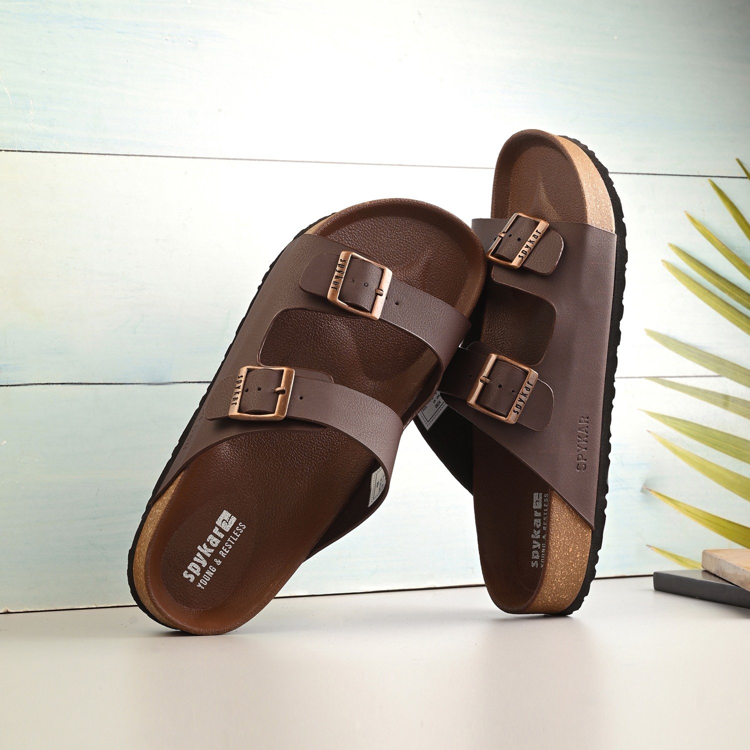 Spykar Remy Men Brown Comfort Sandal