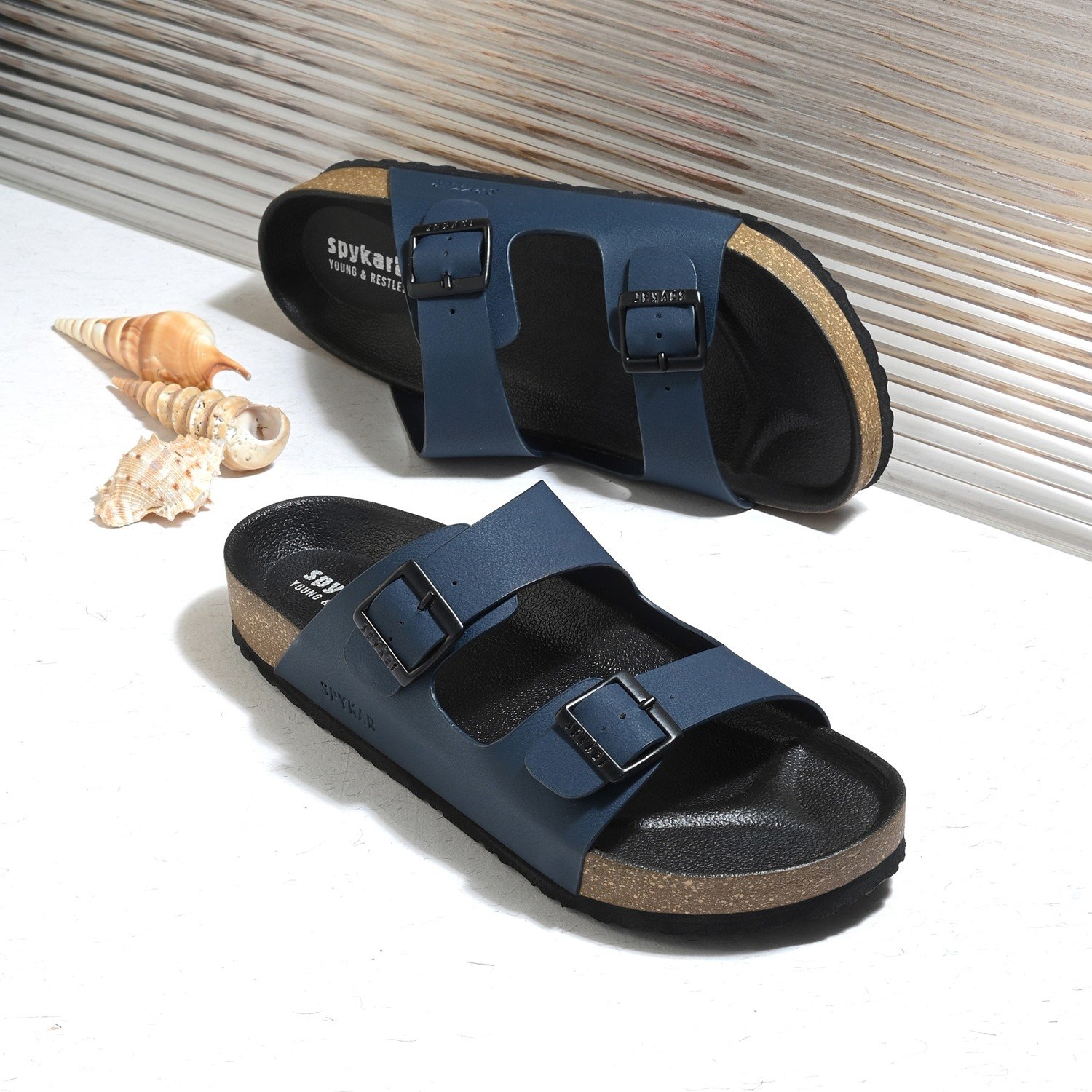 Spykar Remy Men Navy Comfort Sandal