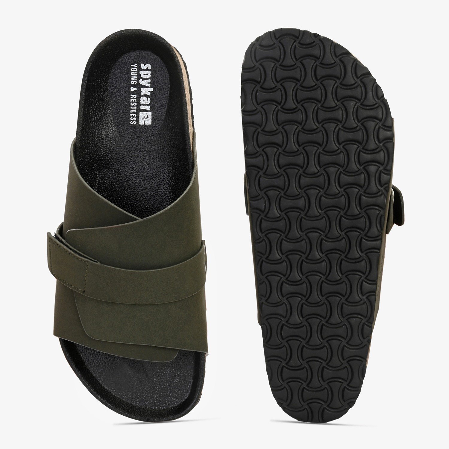 Spykar Dover Men Olive Comfort Sandal