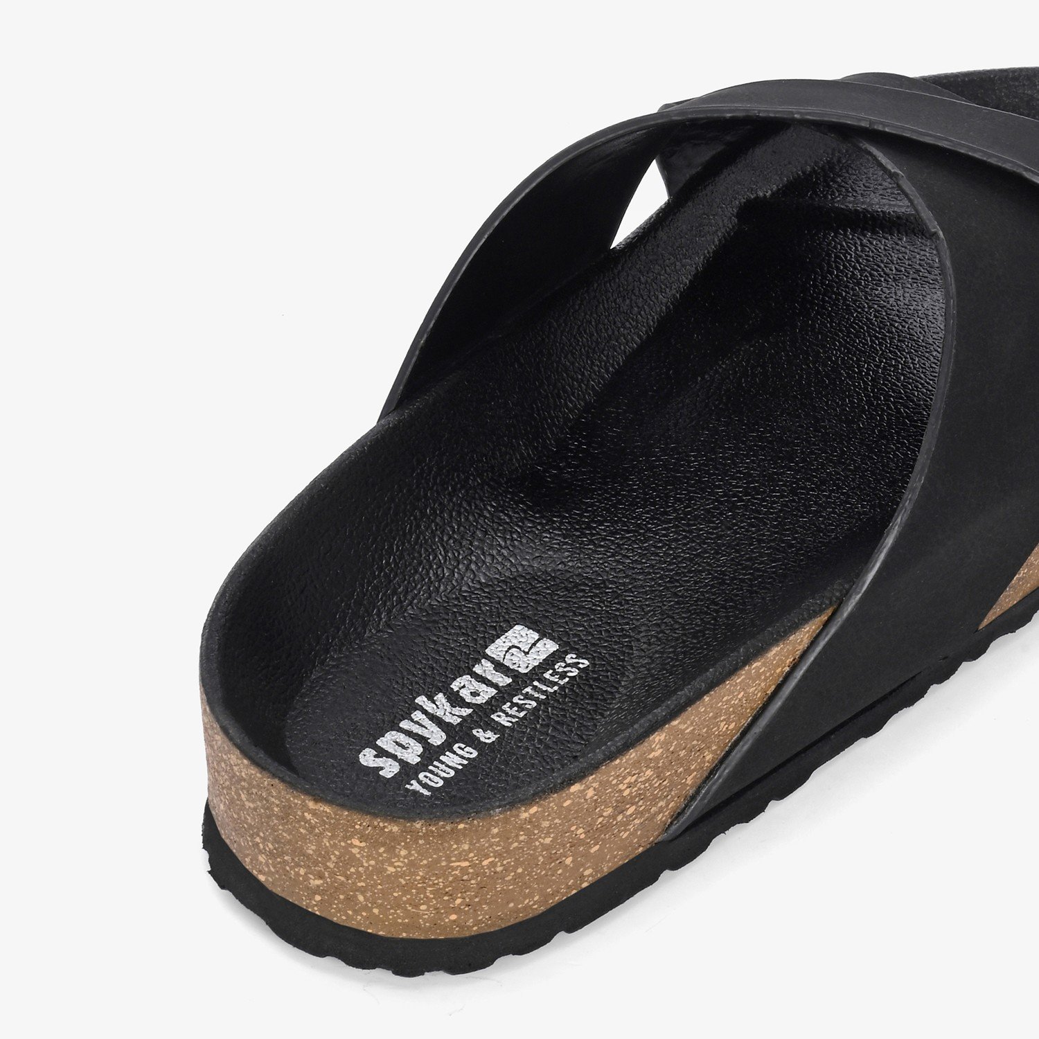 Spykar Empire Men Black Comfort Sandal