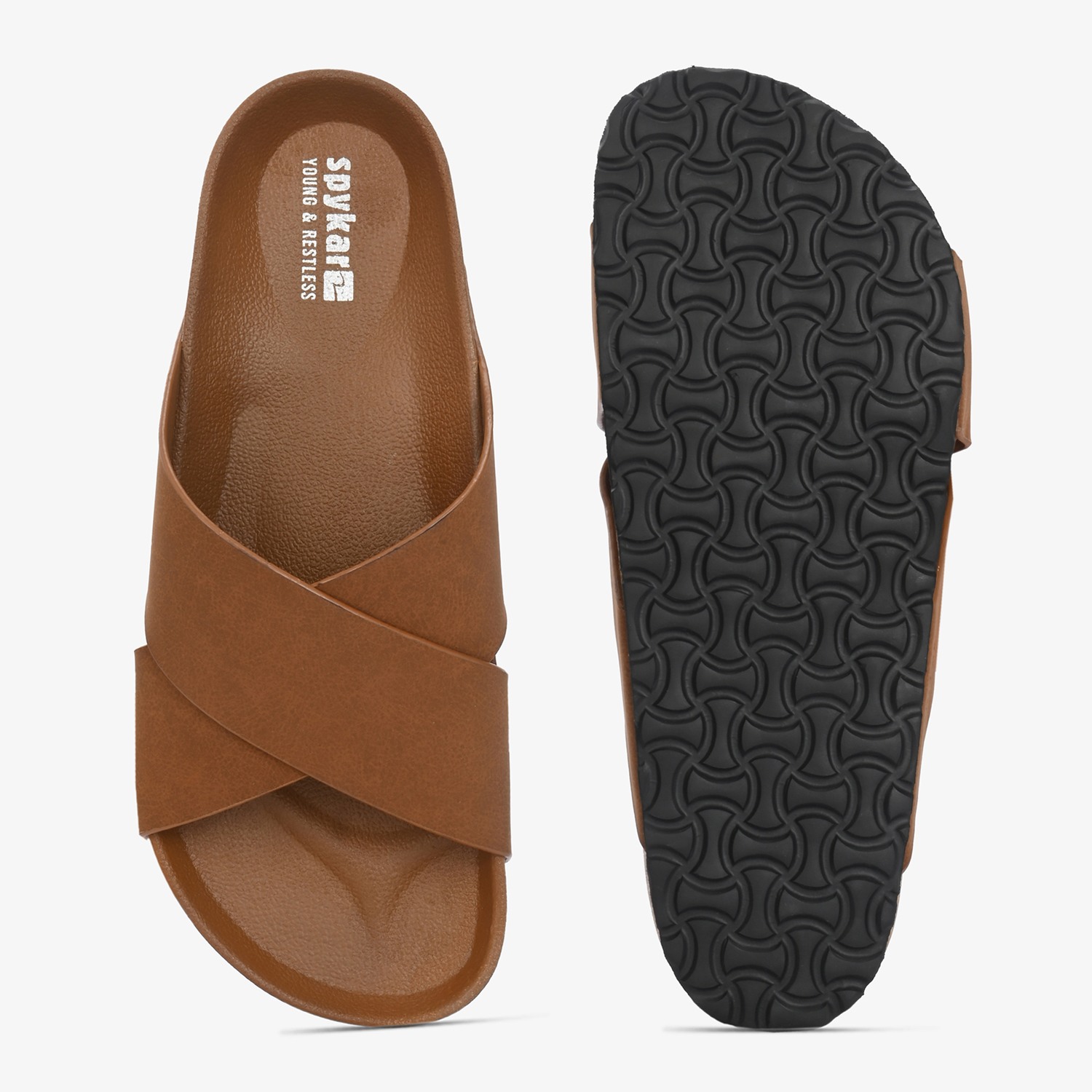 Spykar Empire Men Tan Comfort Sandal