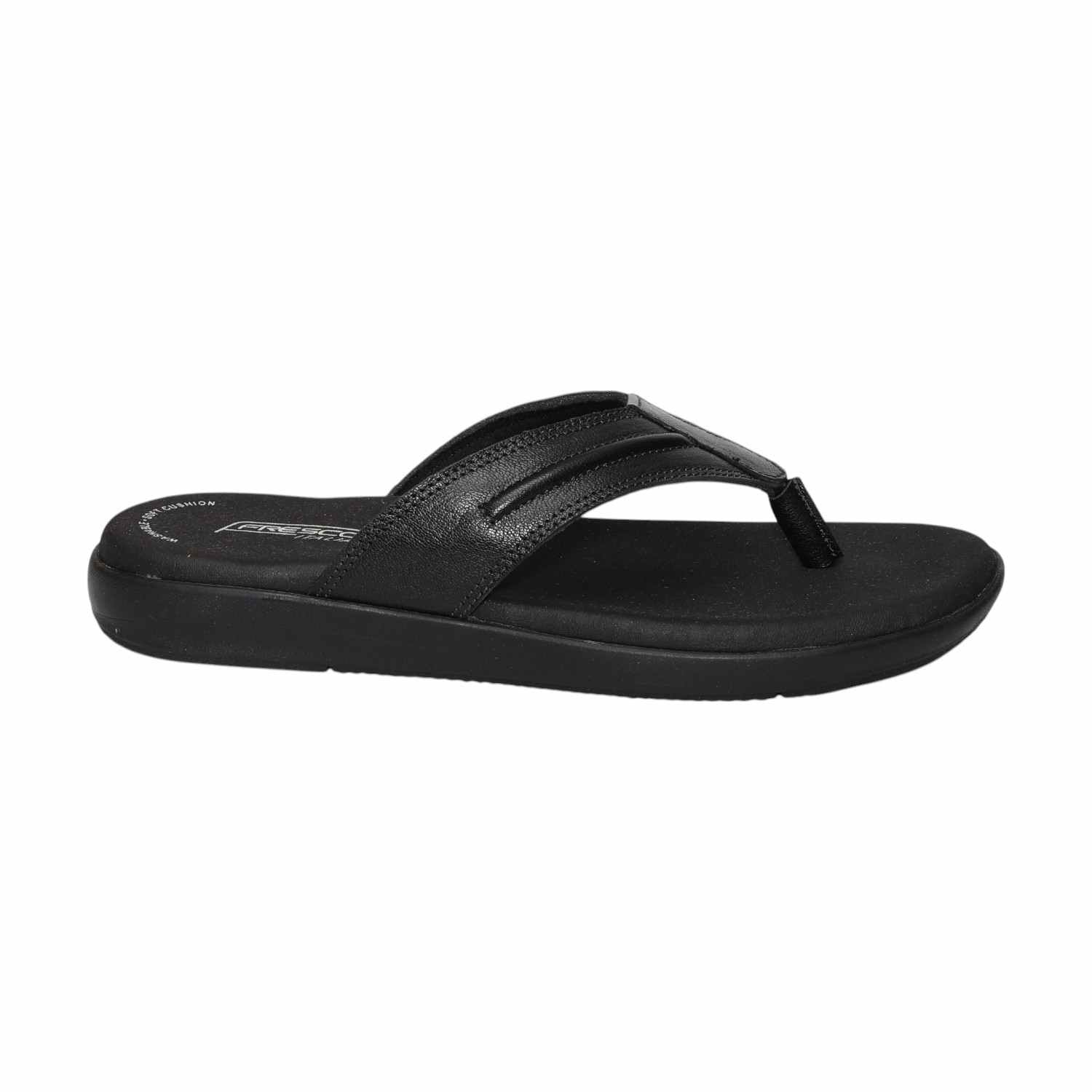 Men Black Casual chappal