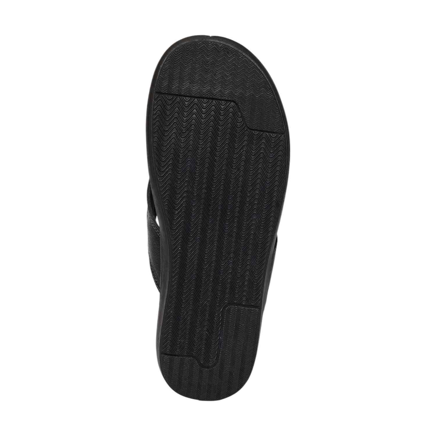 Men Black Casual chappal