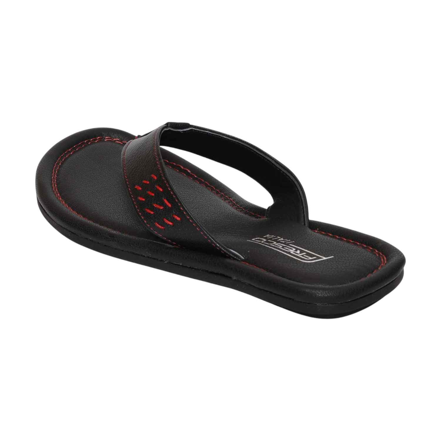 Men Black Casual Thong