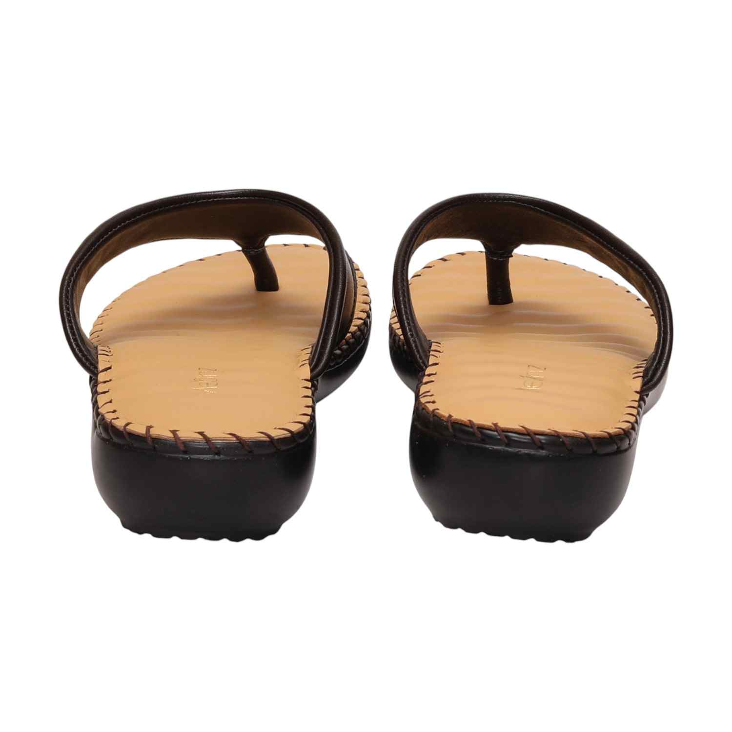 Women Brown Chappal/Thong Fashion Flat