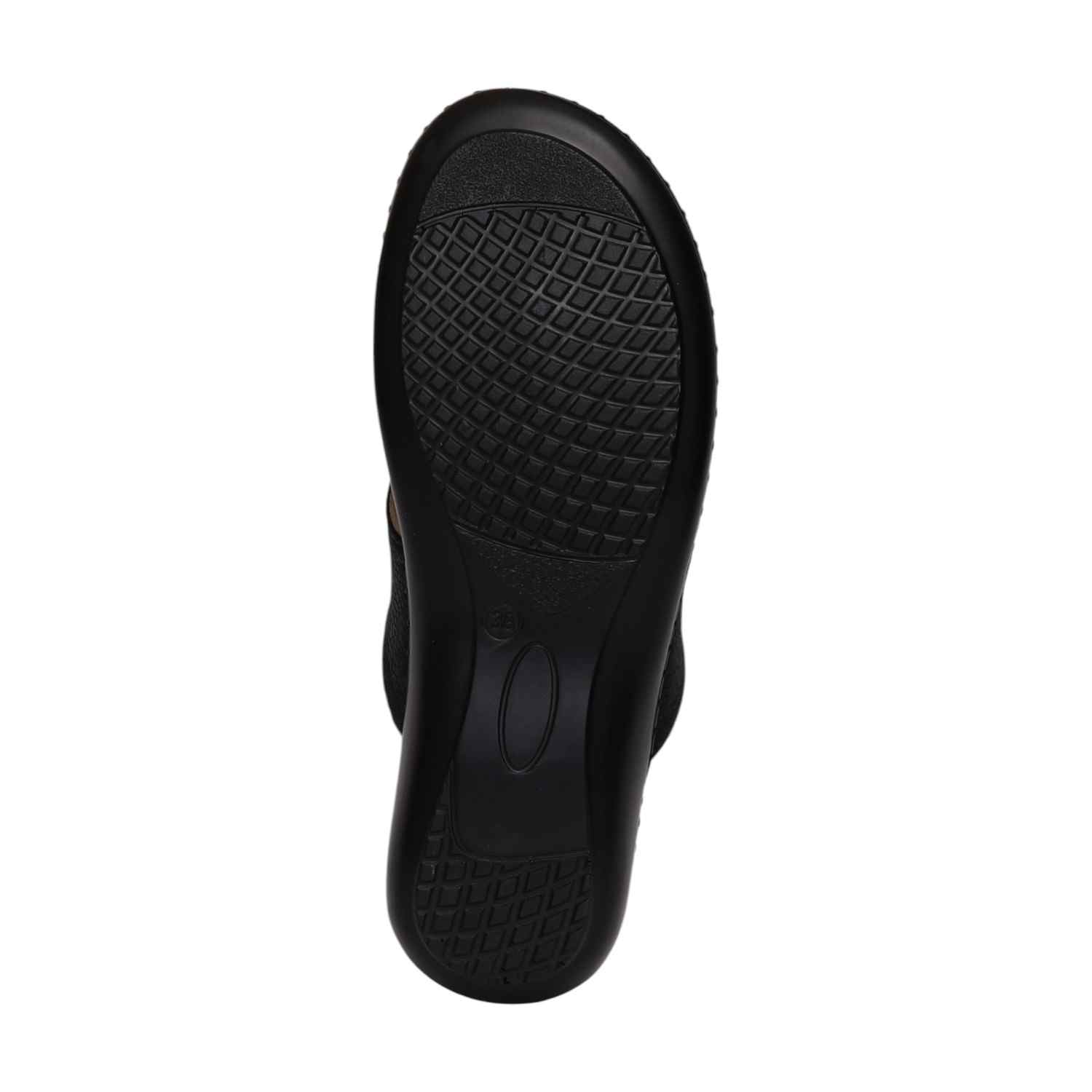 Women Black Comfort Walk Flip-Flops