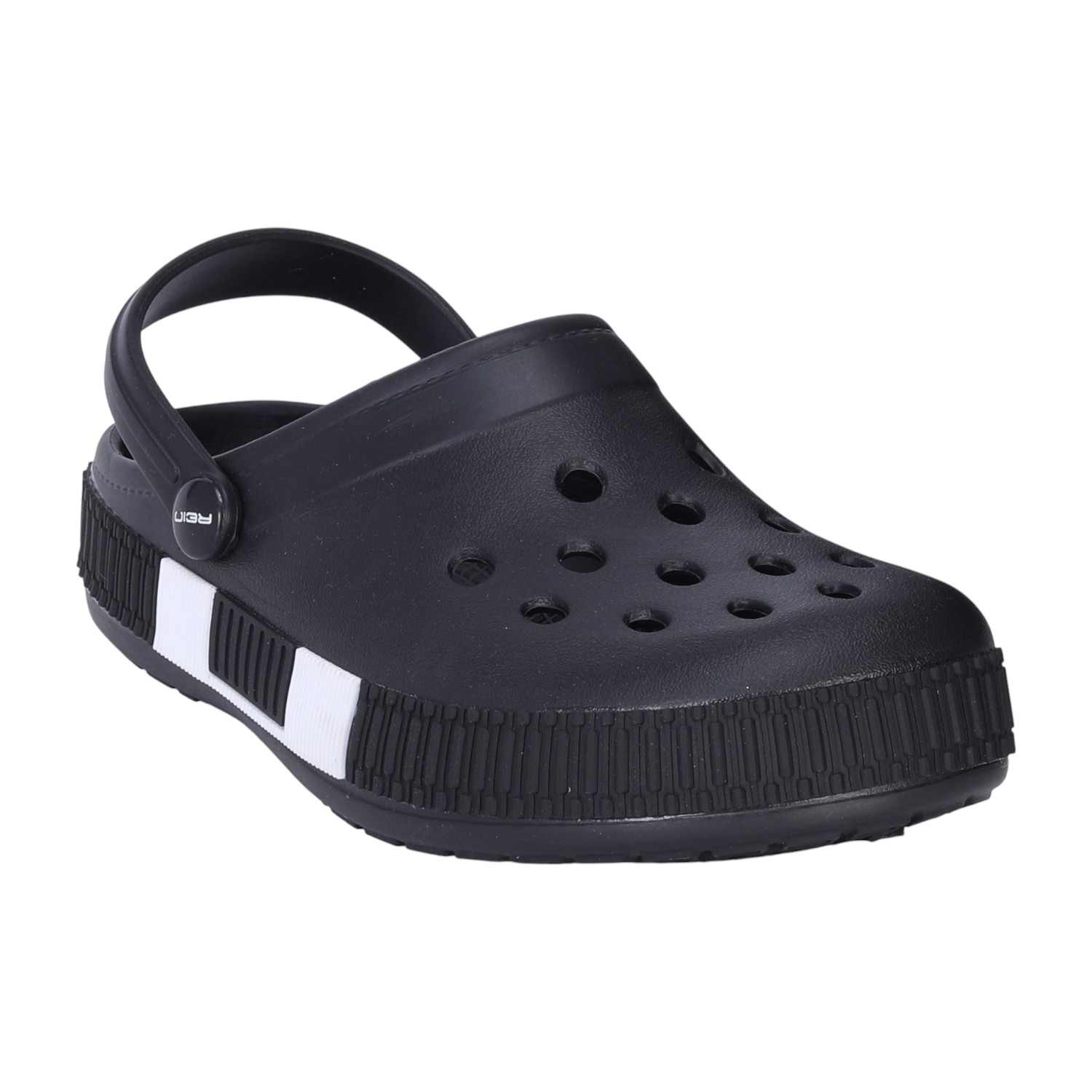 Black Slip On Clogs For Boys 7-11 Years