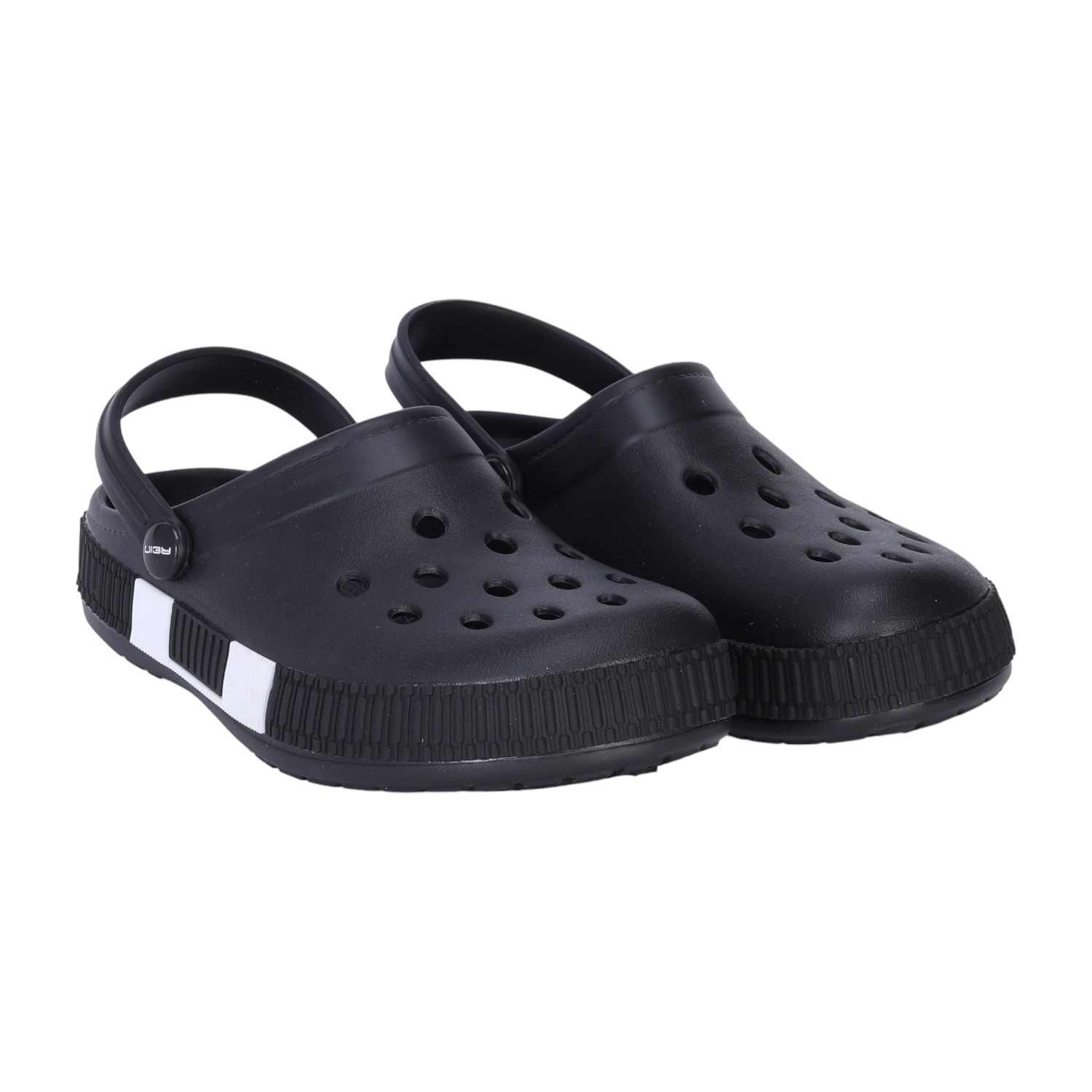 Black Slip On Clogs For Boys 7-11 Years