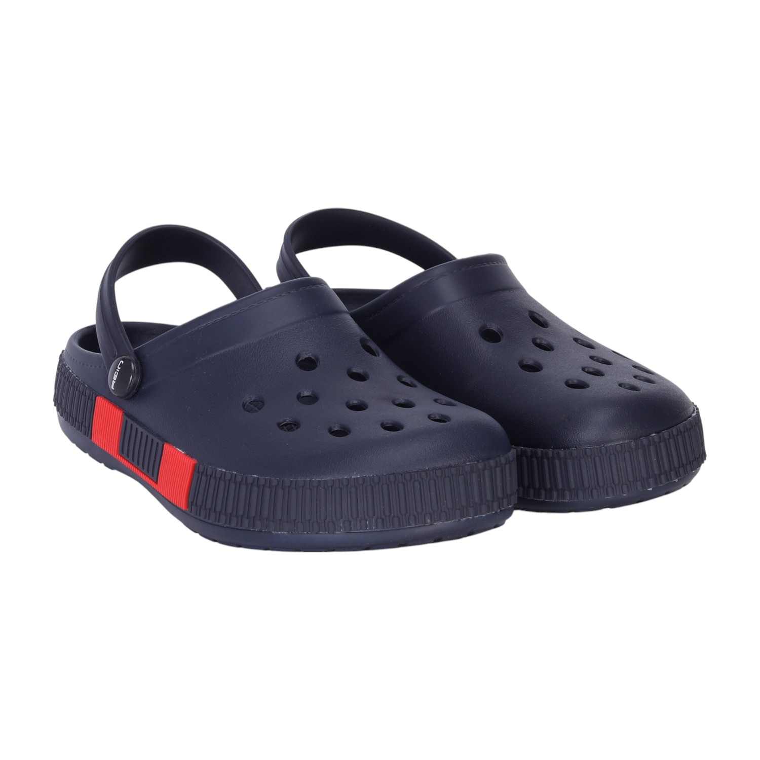 Navy Blue Slip On Clogs For Boys 7-11 Years