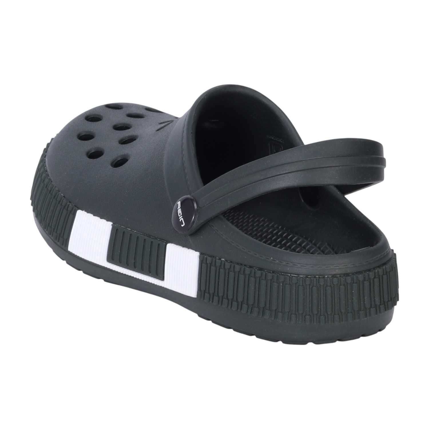 Olive Slip On Clogs For Boys 7-11 Years