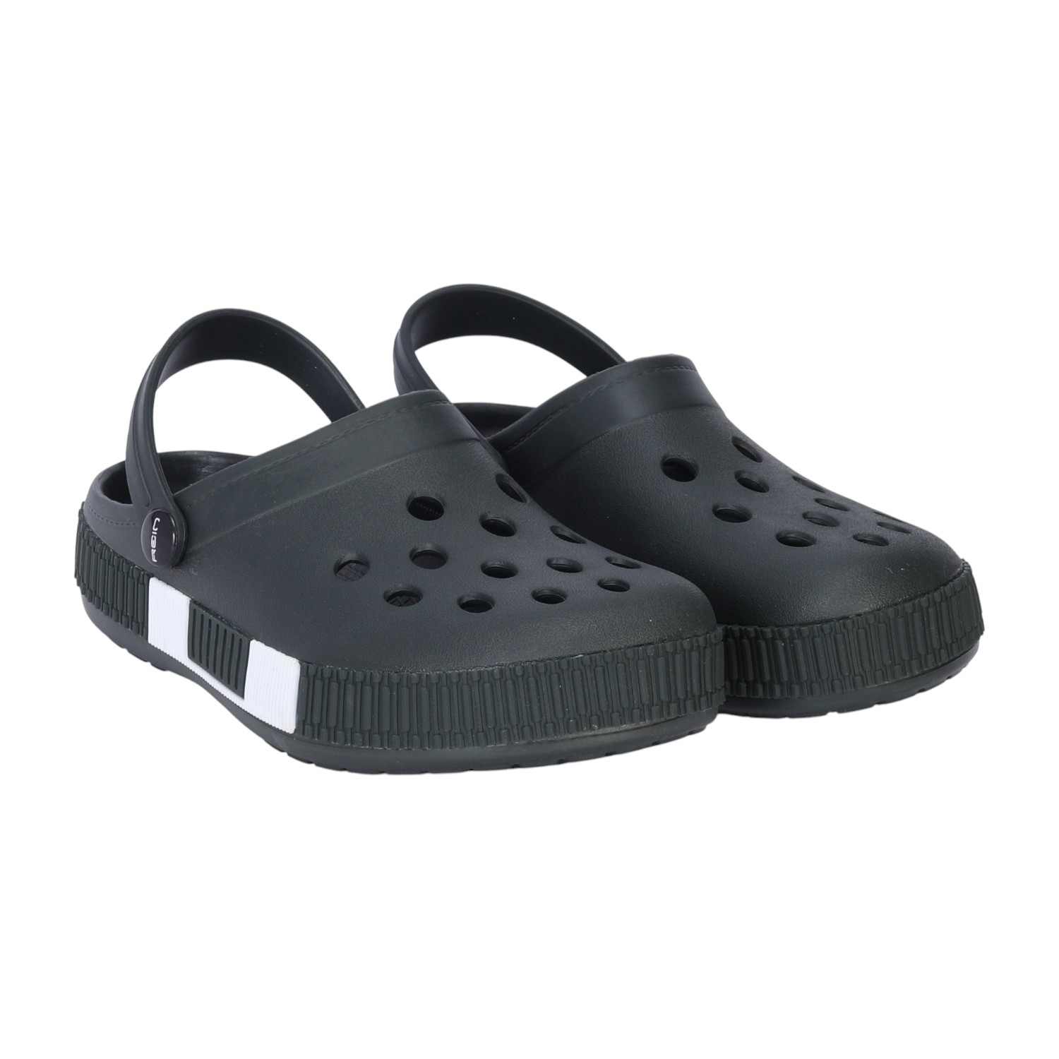 Olive Slip On Clogs For Boys 7-11 Years