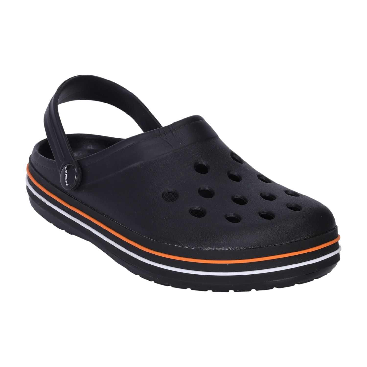 Black Slip On Clogs For Boys 7-11 Years