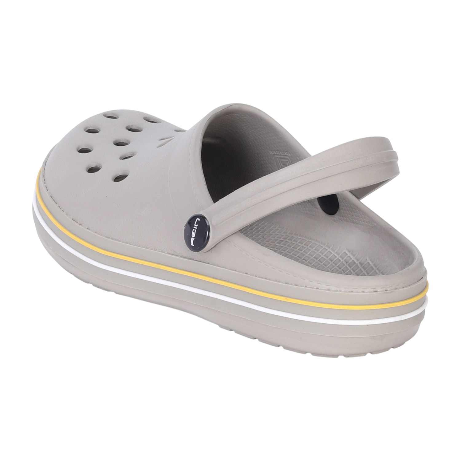 Khaki Slip On Clogs For Boys 7-11 Years