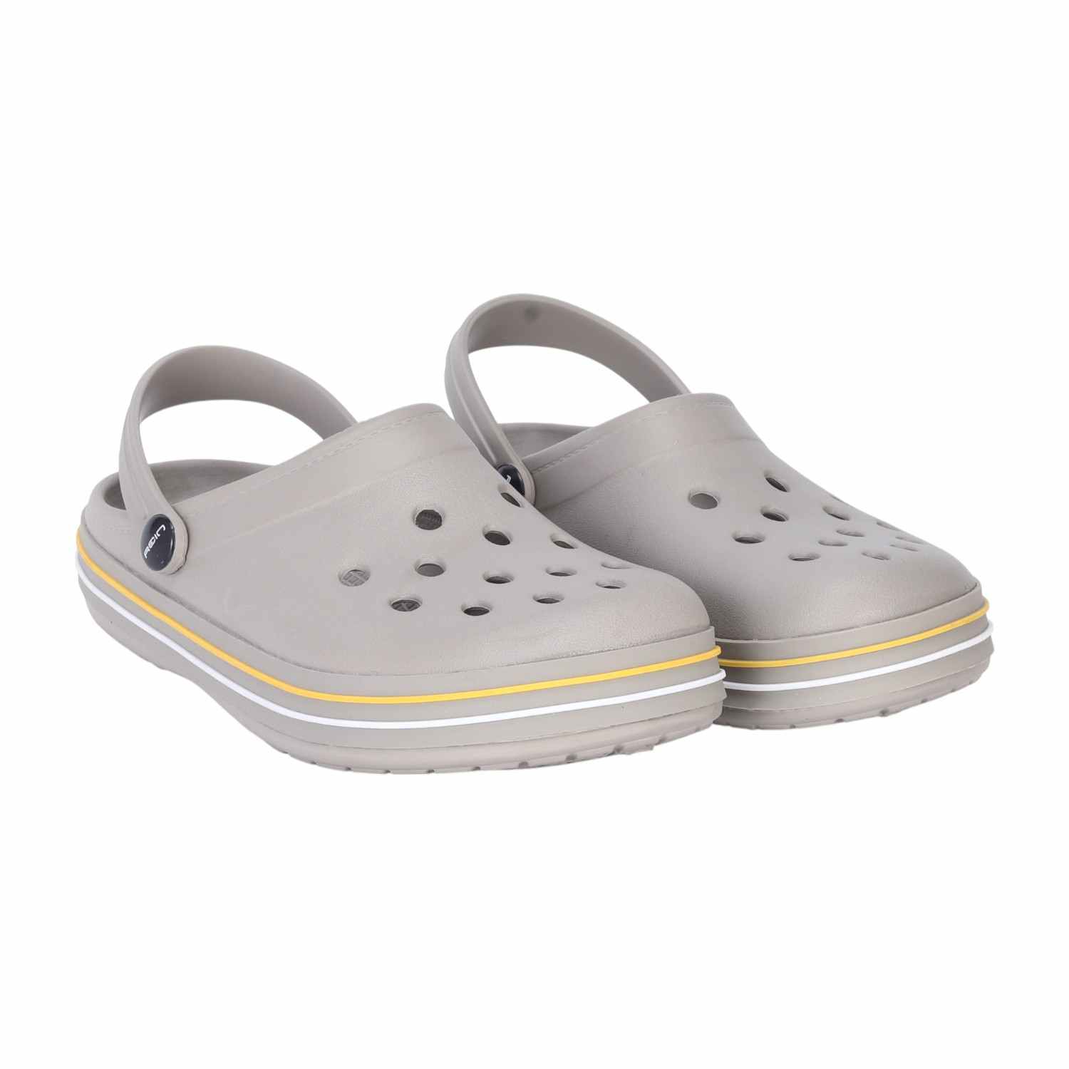 Khaki Slip On Clogs For Boys 7-11 Years