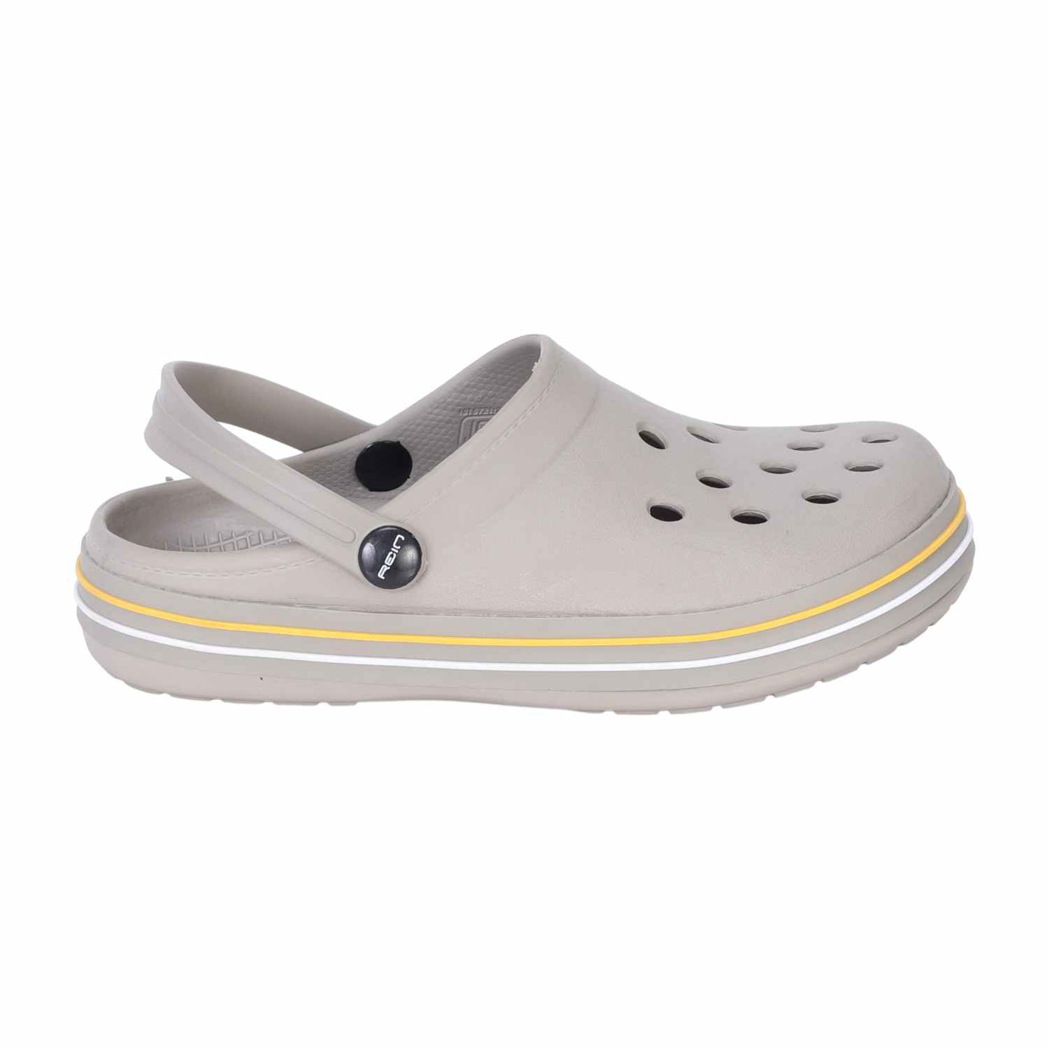 Khaki Slip On Clogs For Boys 7-11 Years
