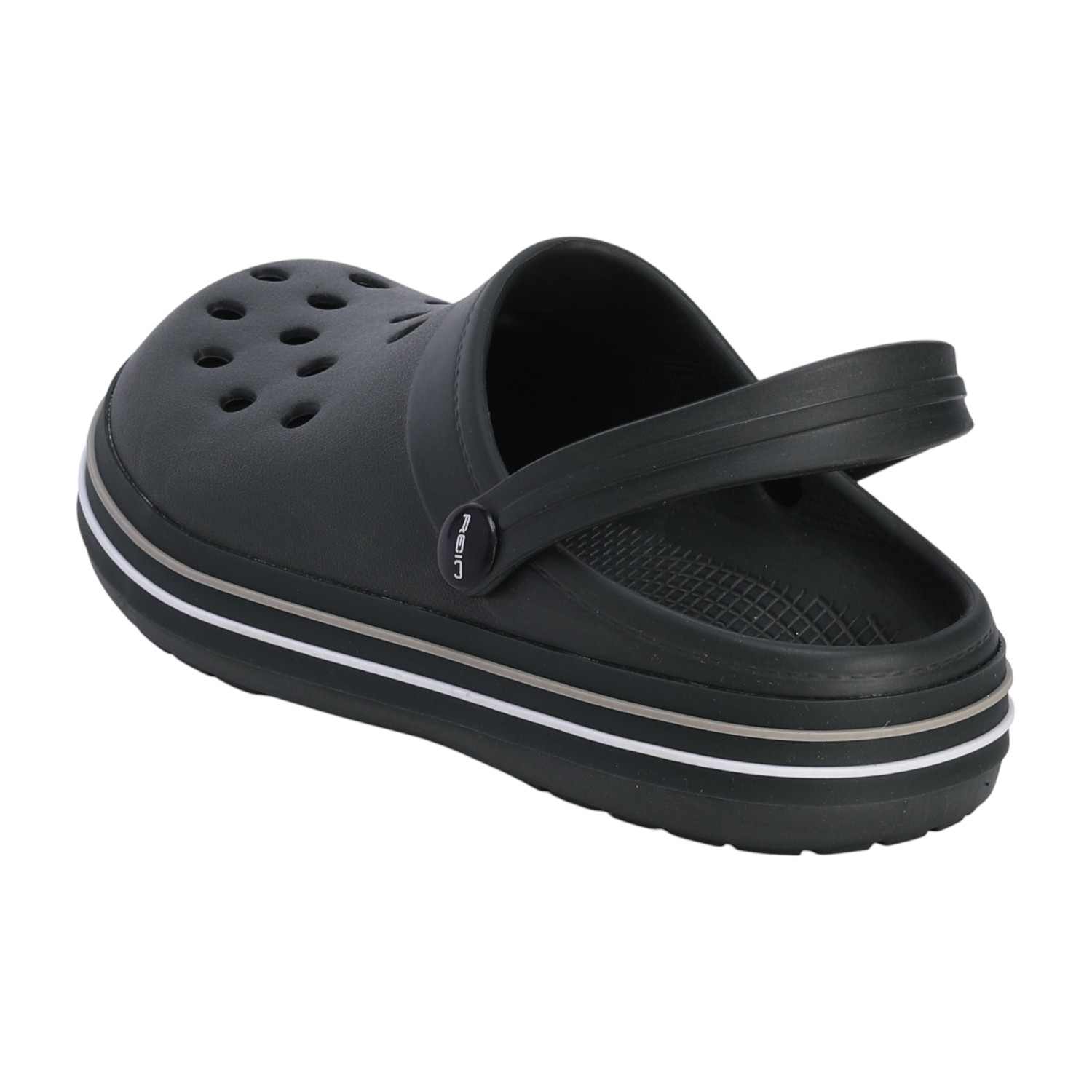 Olive Slip On Clogs For Boys 7-11 Years