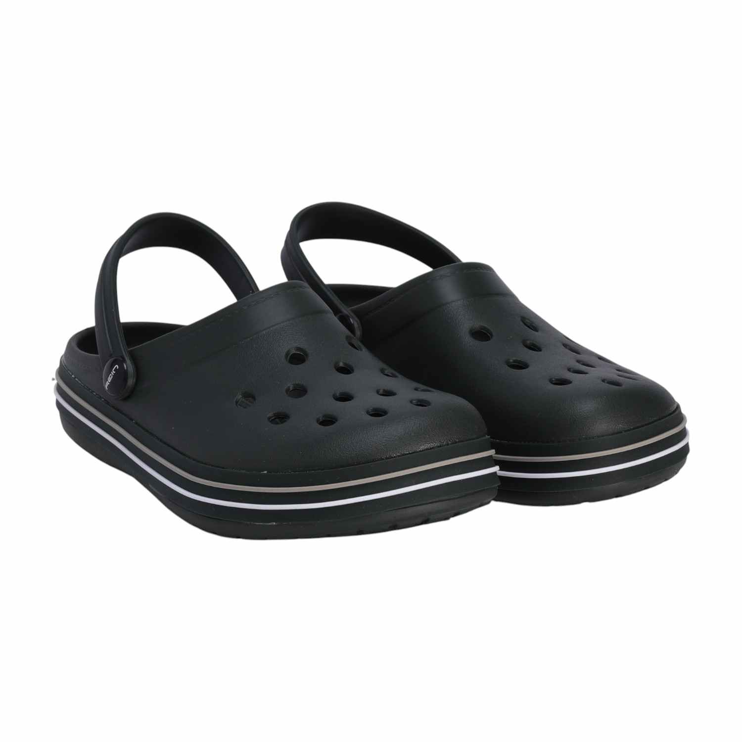 Olive Slip On Clogs For Boys 7-11 Years