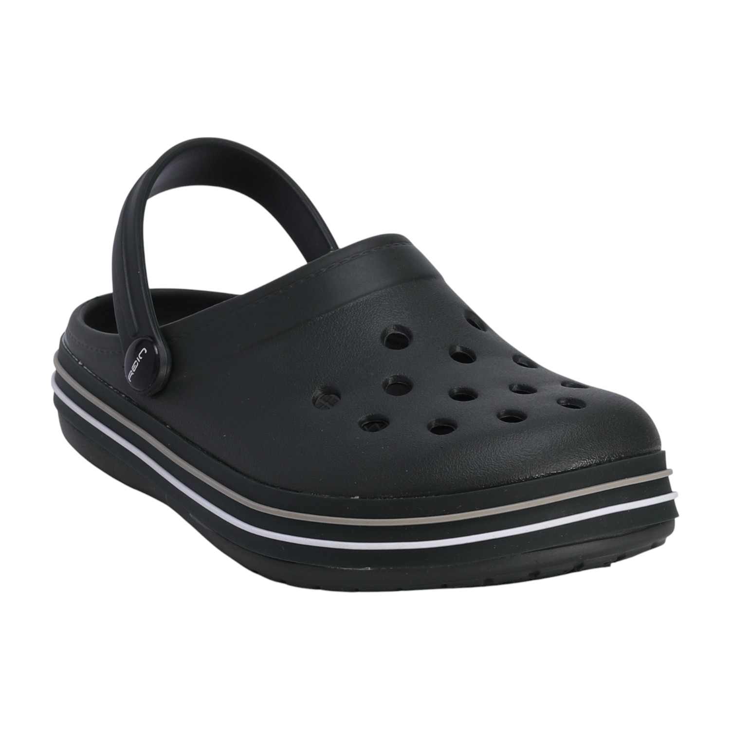 Olive Slip On Clogs For Boys 7-11 Years