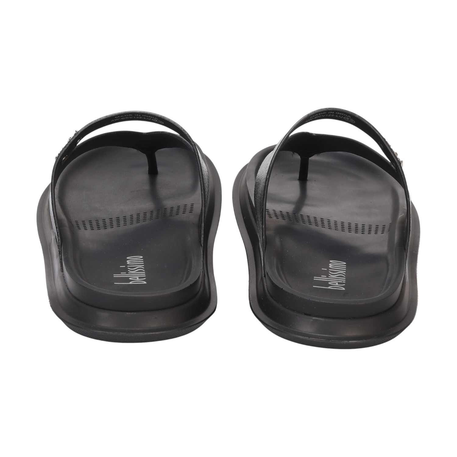 Men Black Comfort Chappal