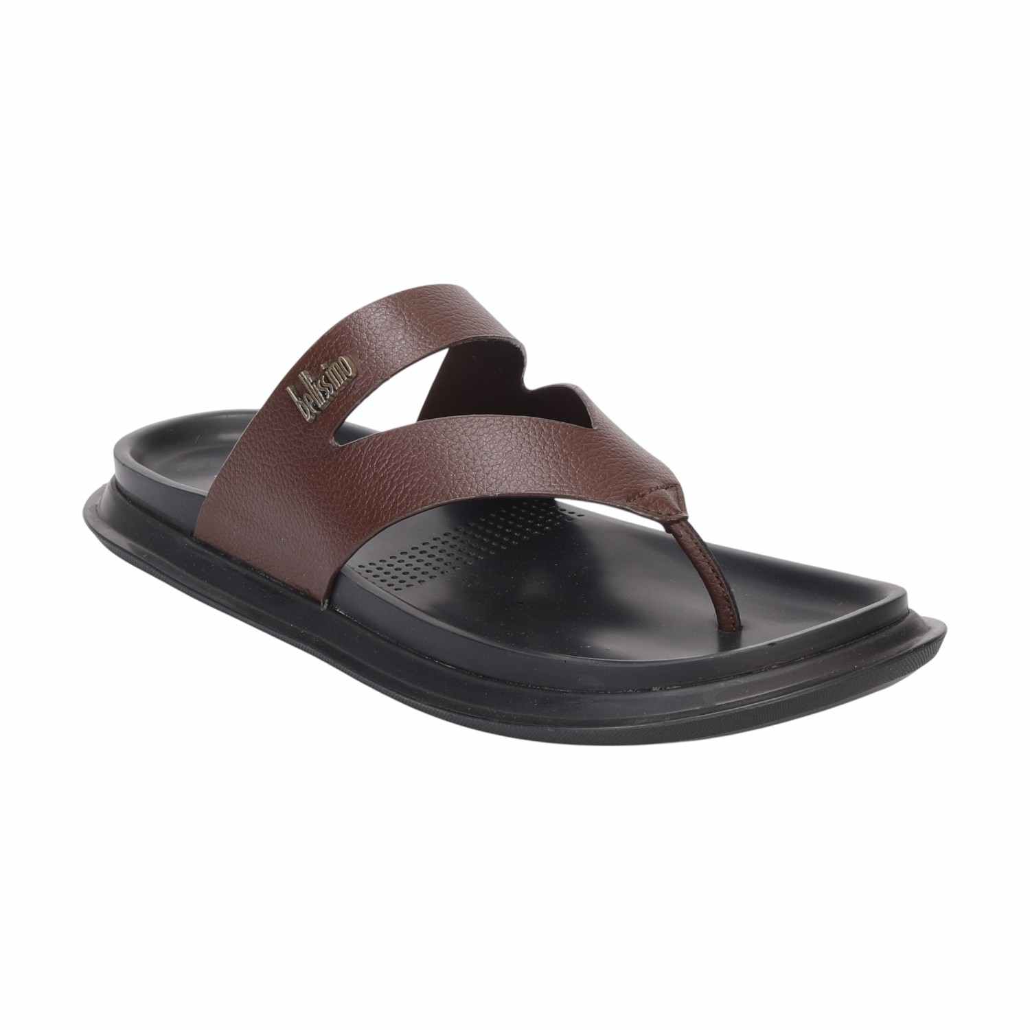 Men Brown Comfort Chappal