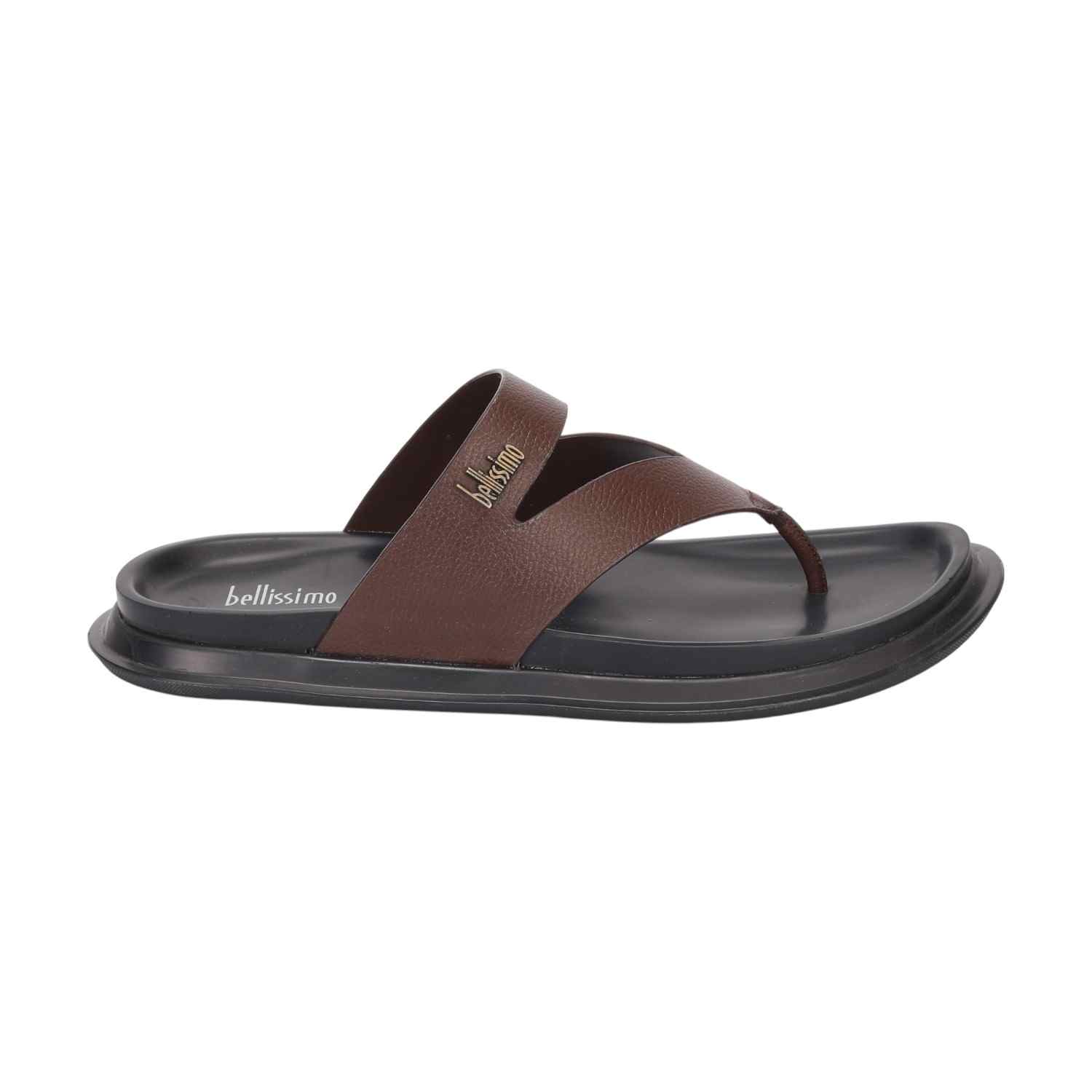 Men Brown Comfort Chappal