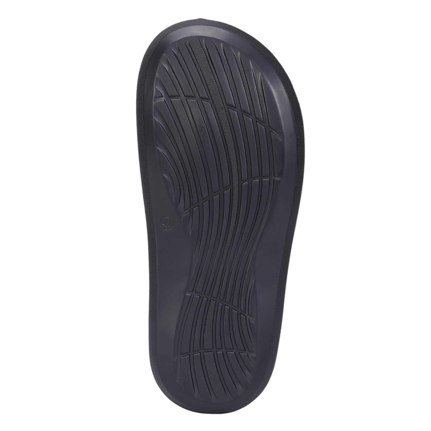 Men Black Comfort Chappals