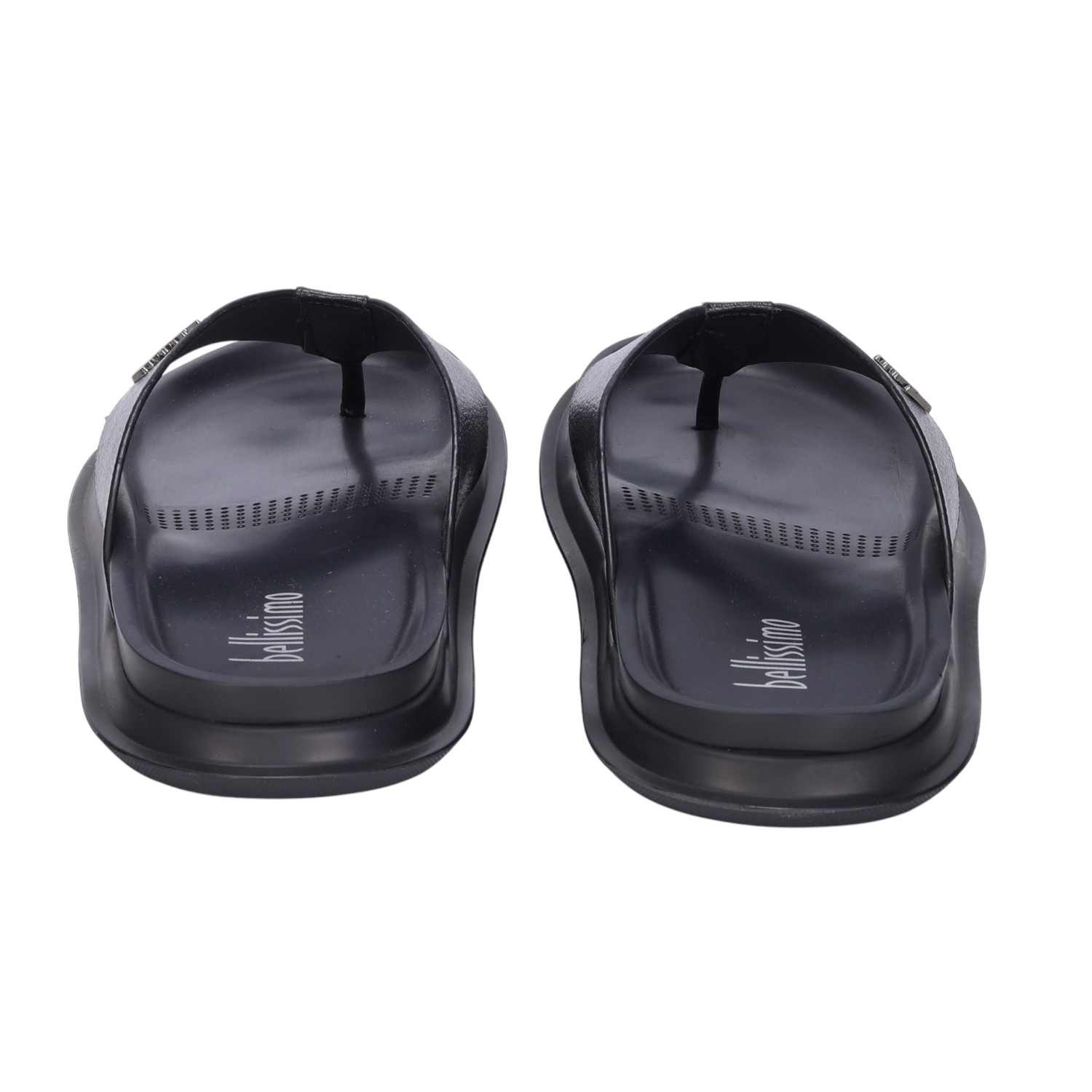 Men Black Comfort Chappals