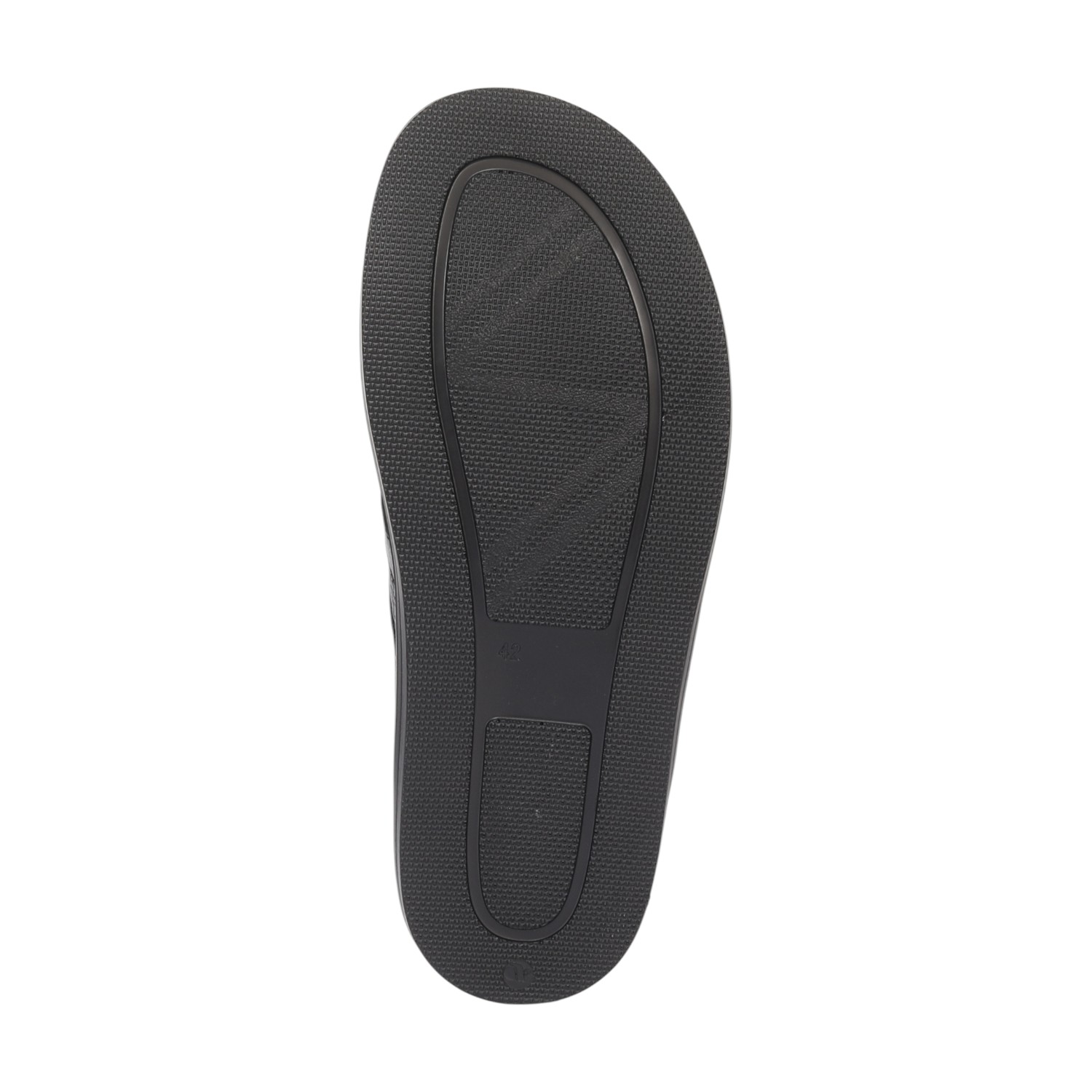 Men Black Comfort Chappal
