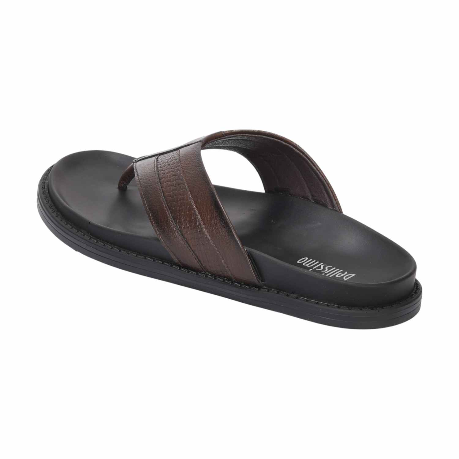 Men Brown Comfort Chappal