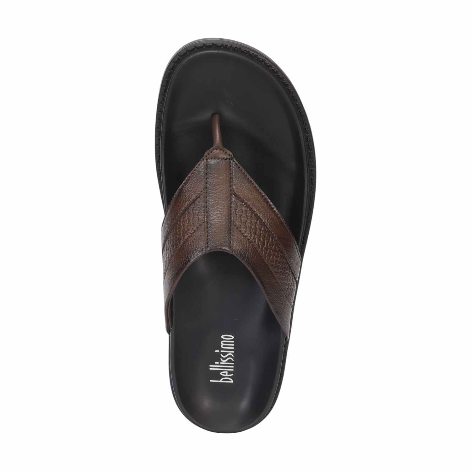 Men Brown Comfort Chappal