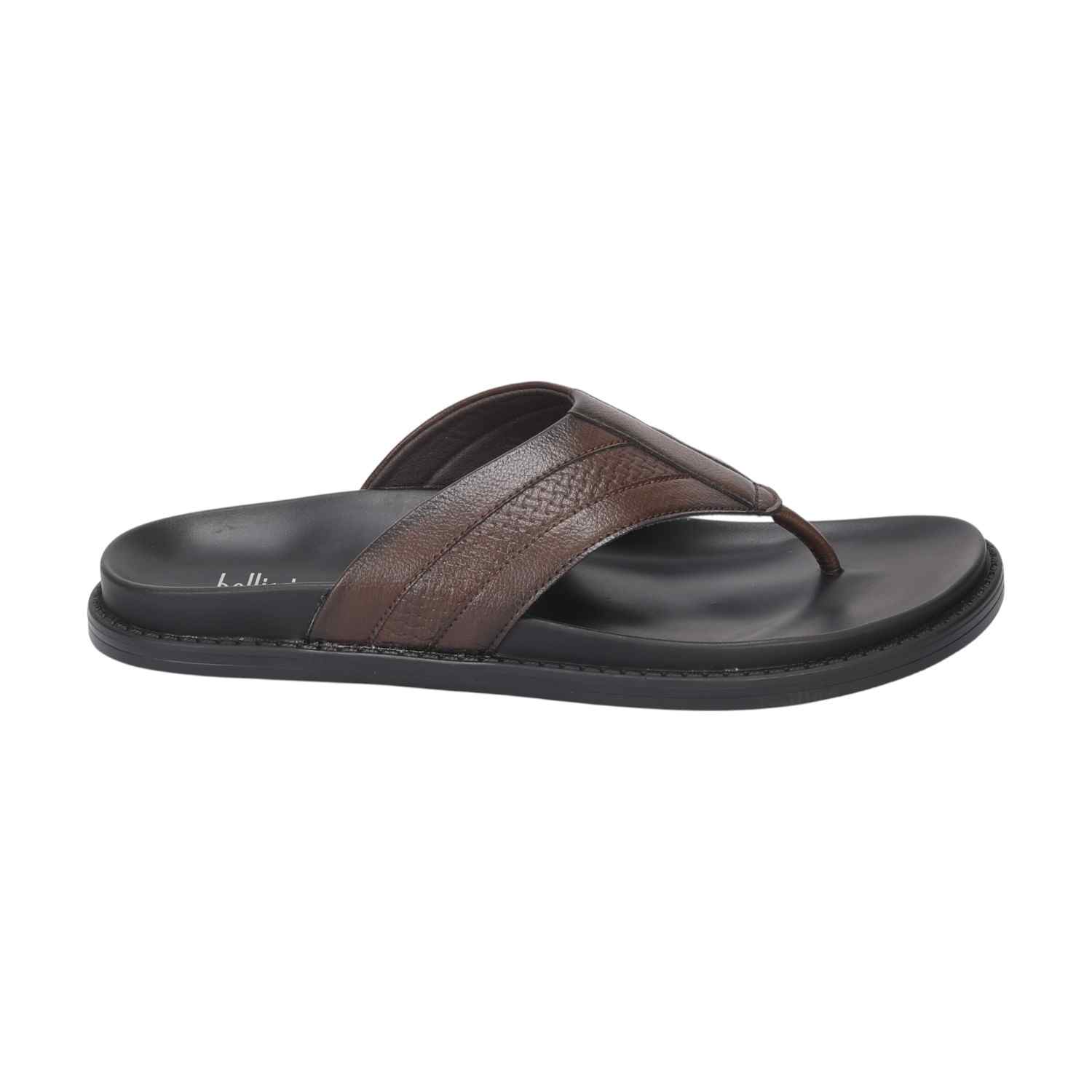 Men Brown Comfort Chappal